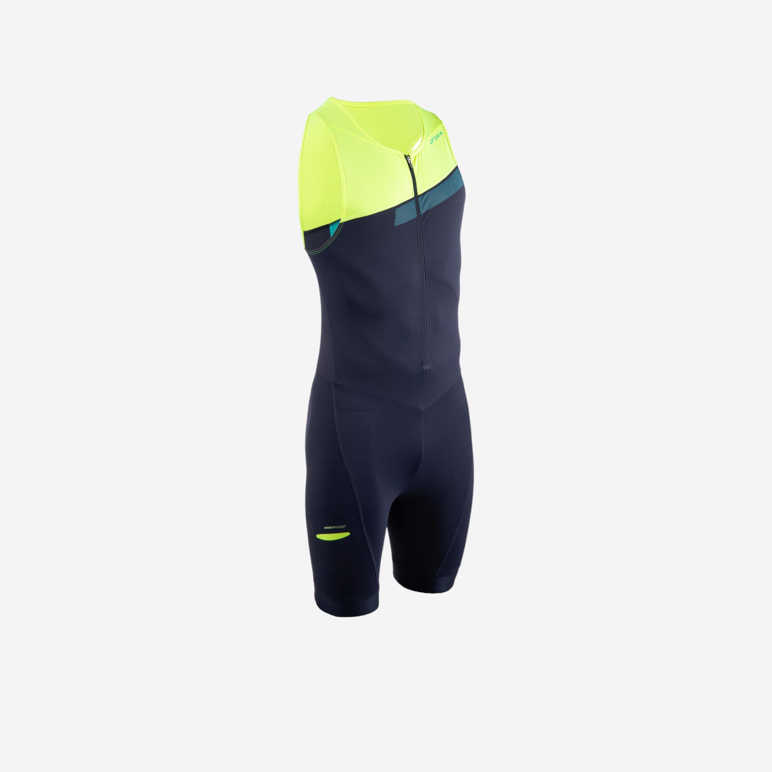 Van Rysel Triathlon Anzug Trifonction SD Herren Kurzdistanz navyblau/himmelblau
