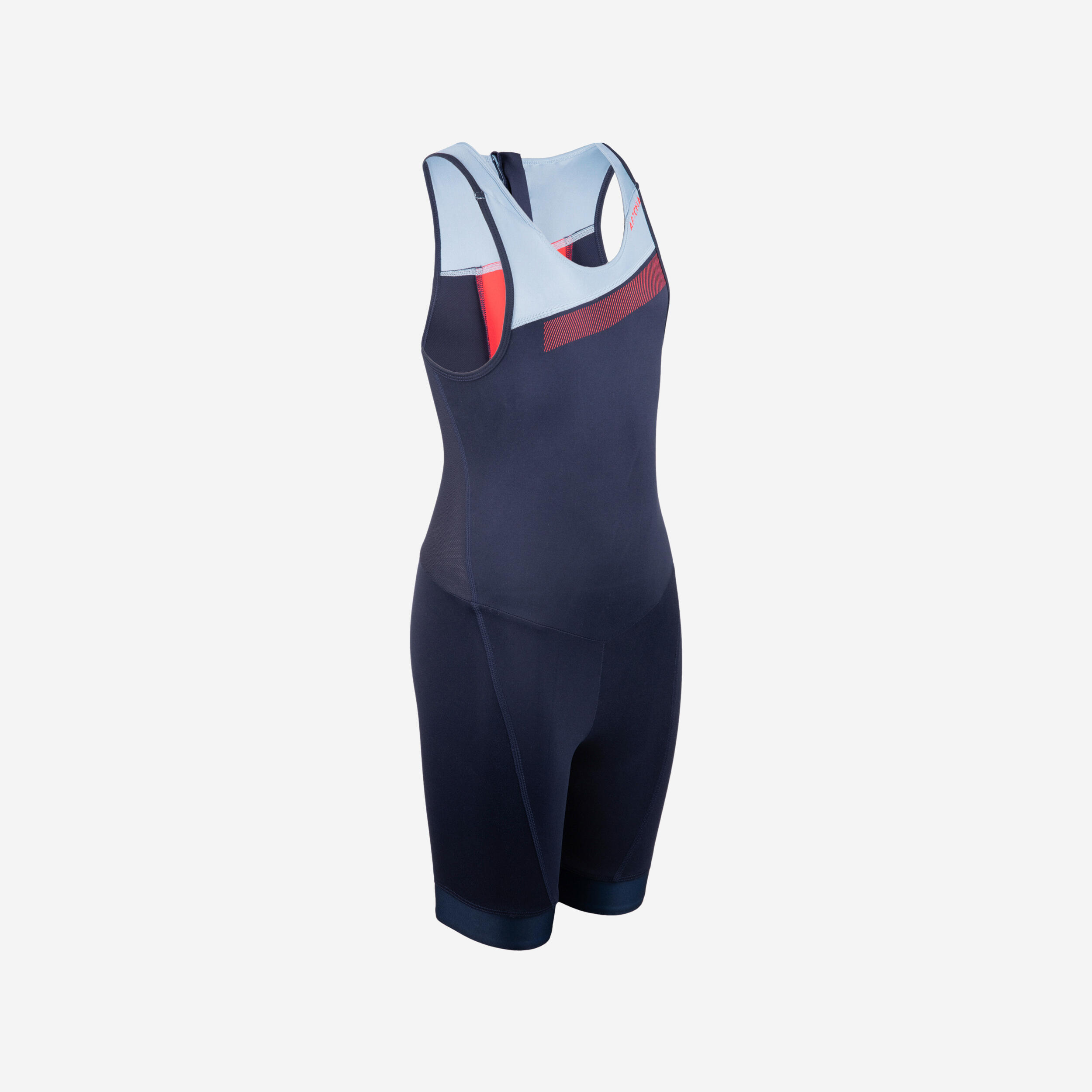 Van Rysel Triathlon Anzug SD ärmellos Kinder blau