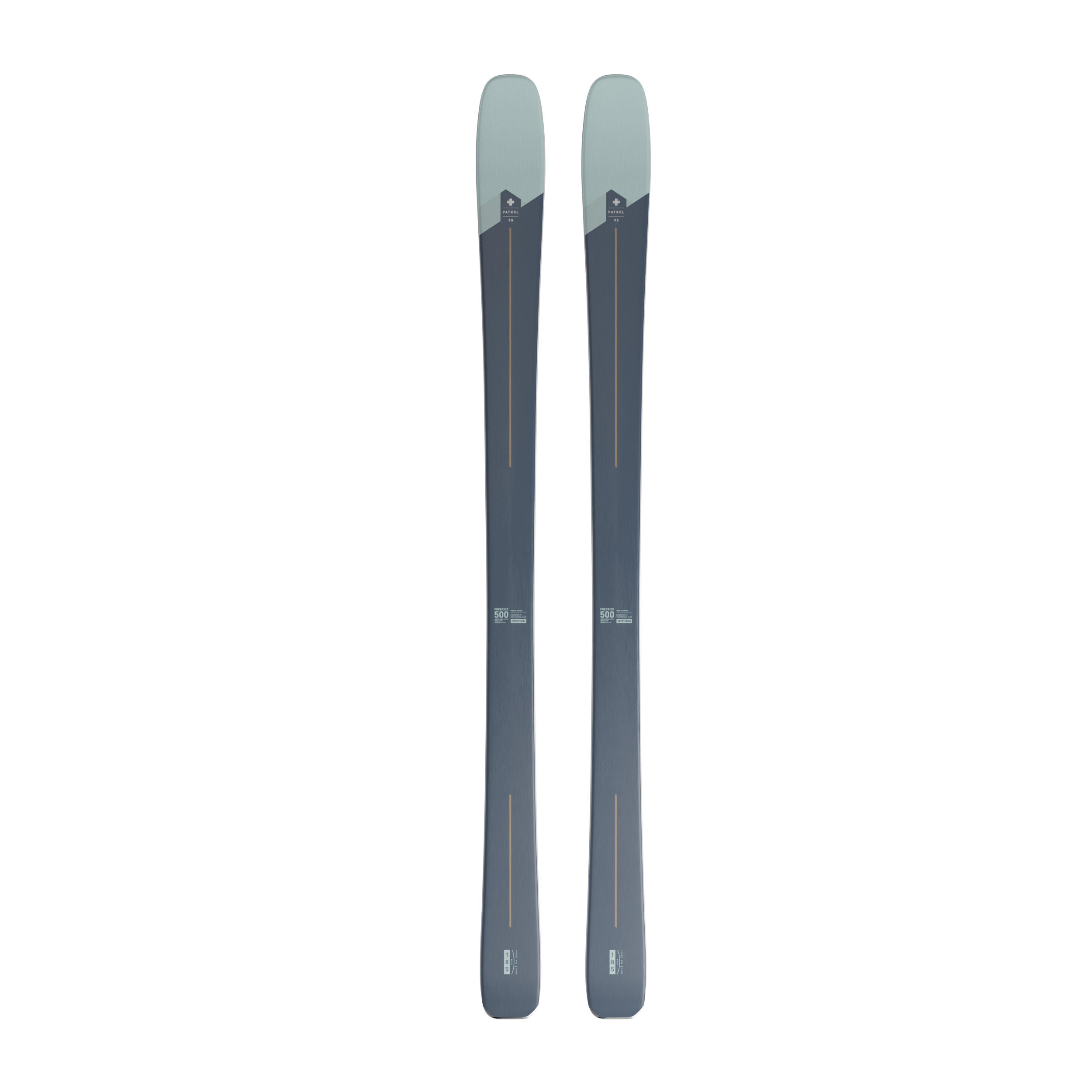Wedze Ski Freeride 500 Patrol 95 Damen ohne Bindung
