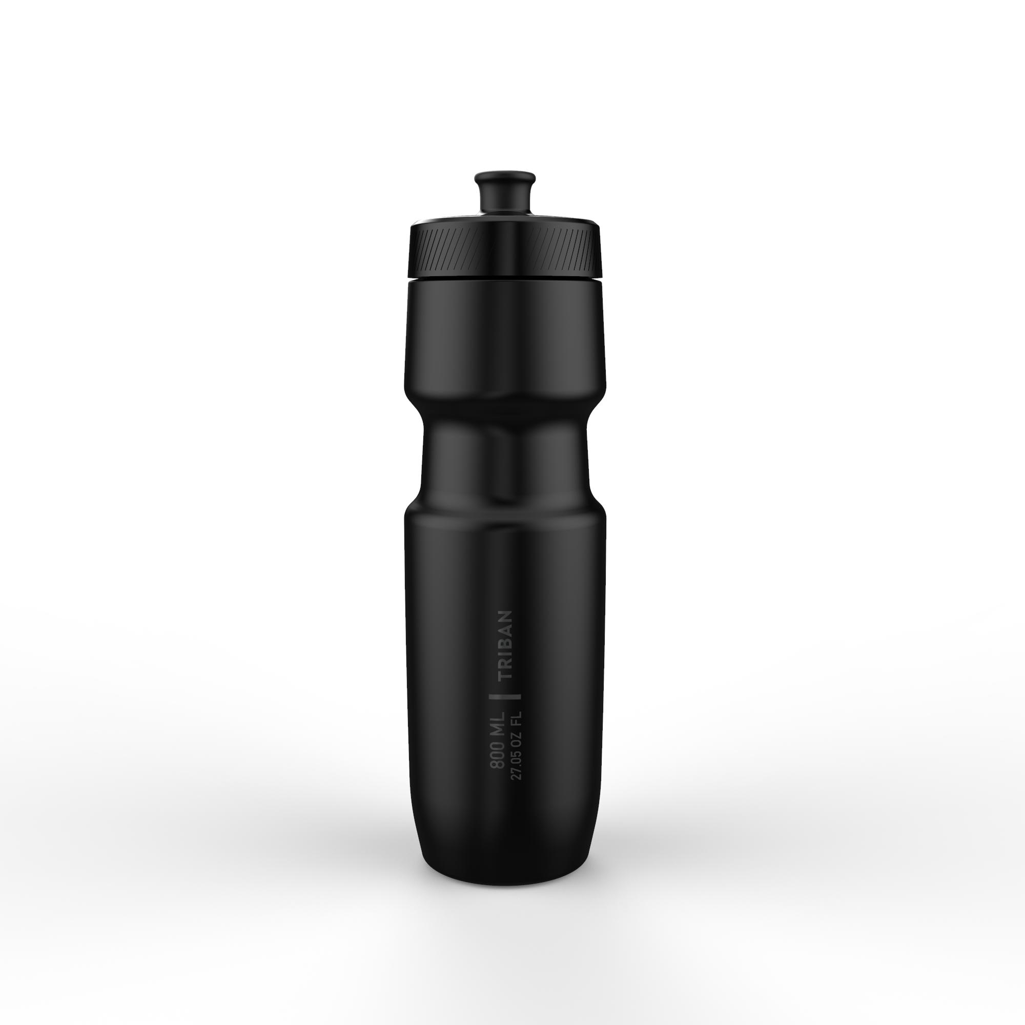 Triban Trinkflasche Fahrrad SoftFlow L 800 ml schwarz