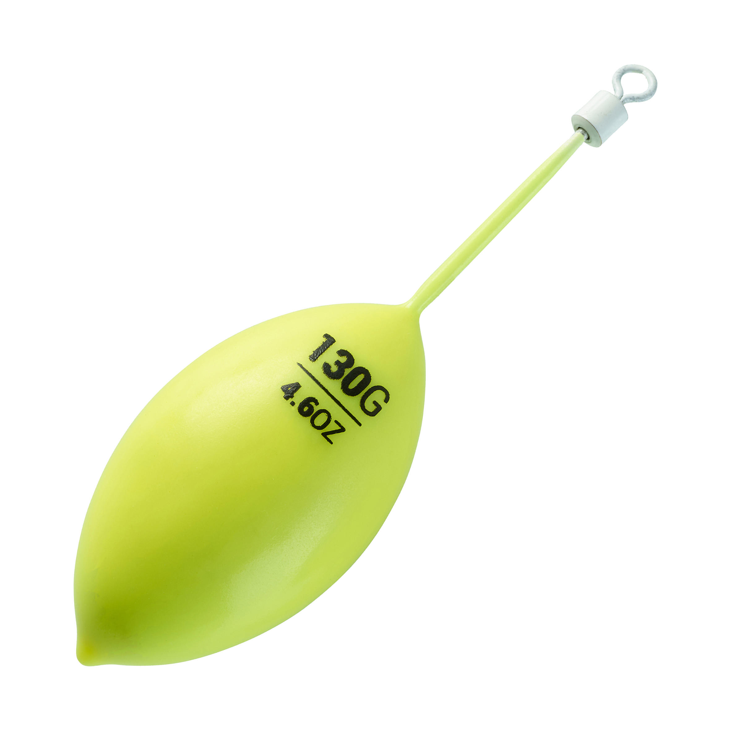 Caperlan Angelblei silikonbeschichtet bauchig Brandungsangeln SW BOM YE