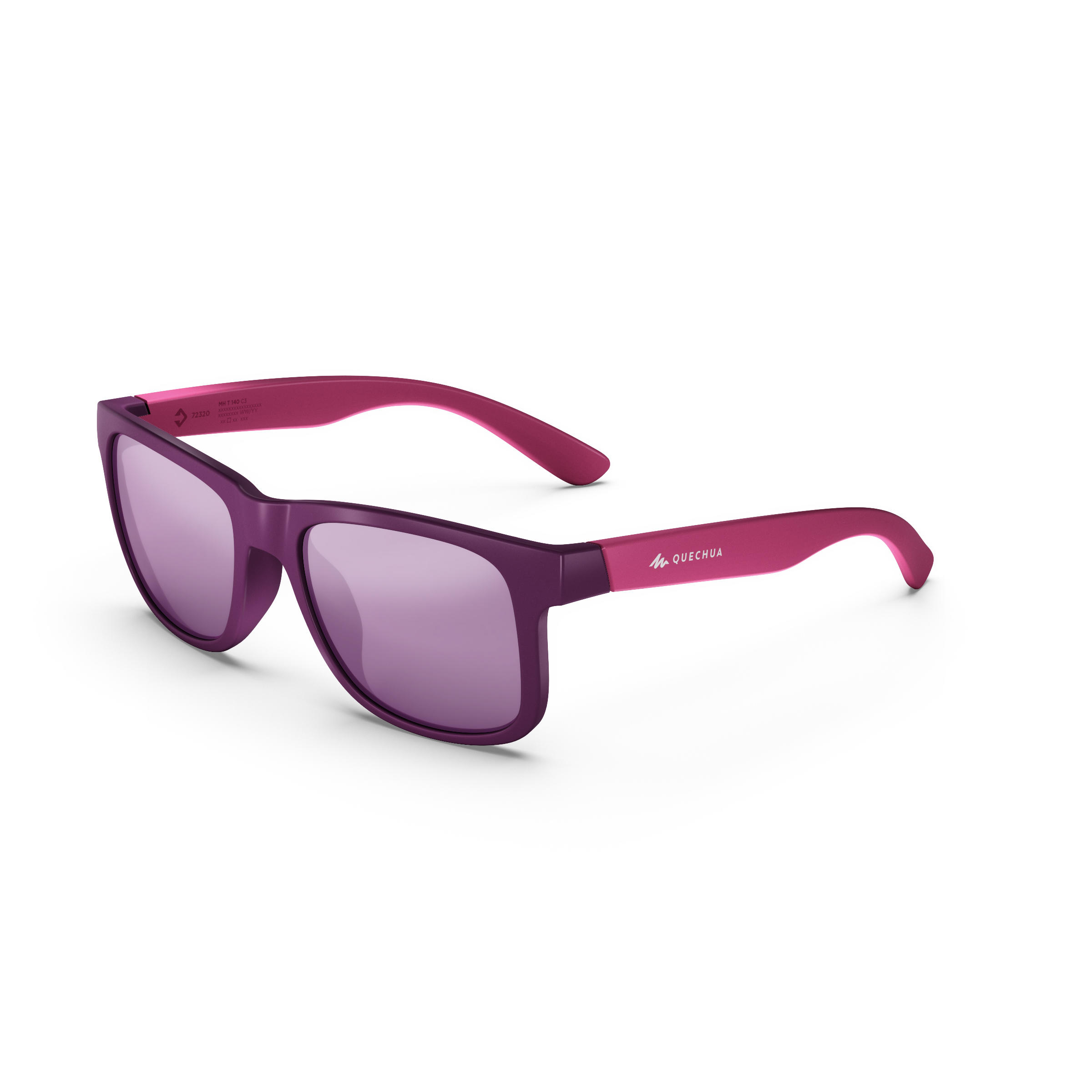 Quechua Sonnenbrille Wandern MH T140 Kinder ab 10 Jahren Kategorie 3 violett