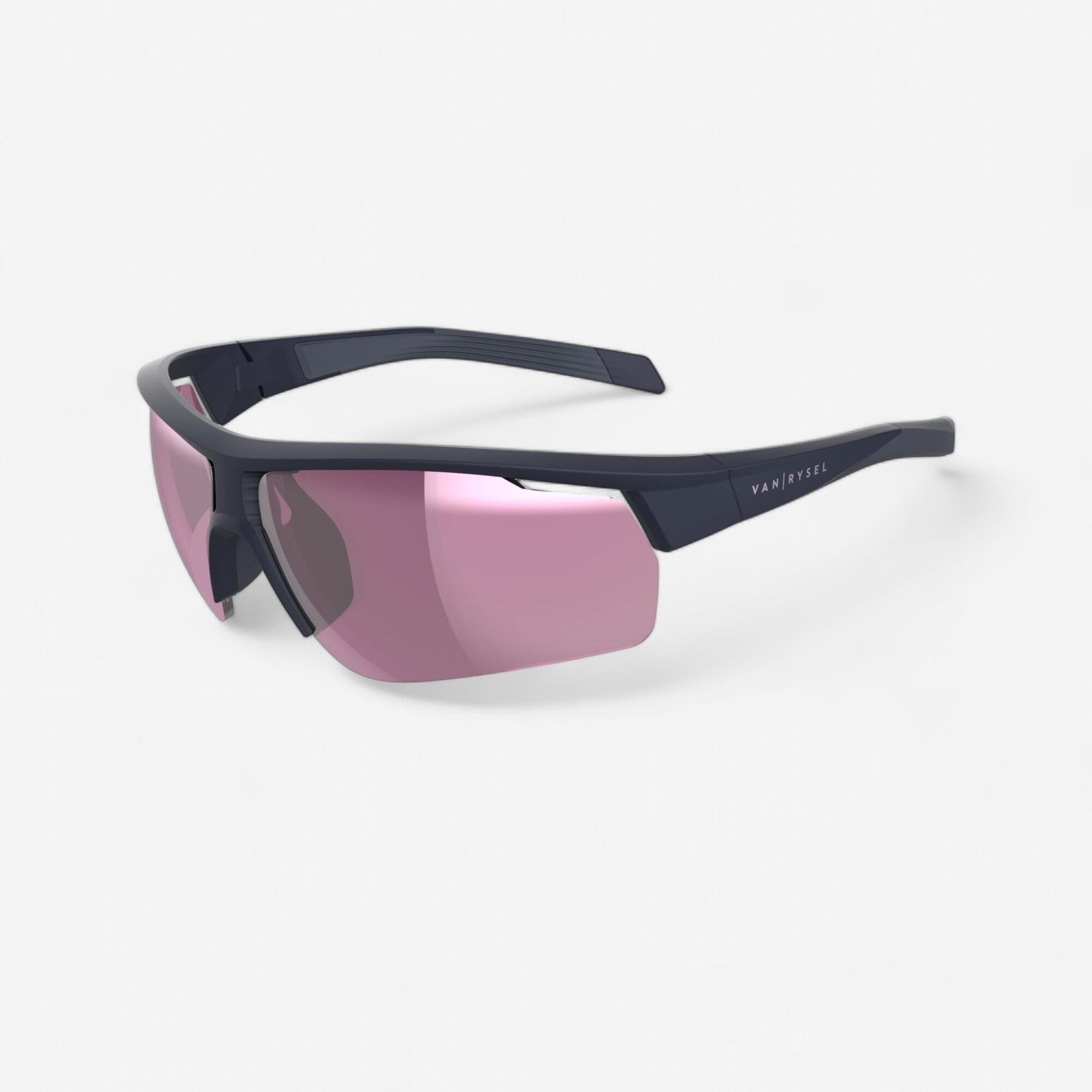 Van Rysel Fahrradbrille Rennrad RR 500 Kategorie 3 marineblau