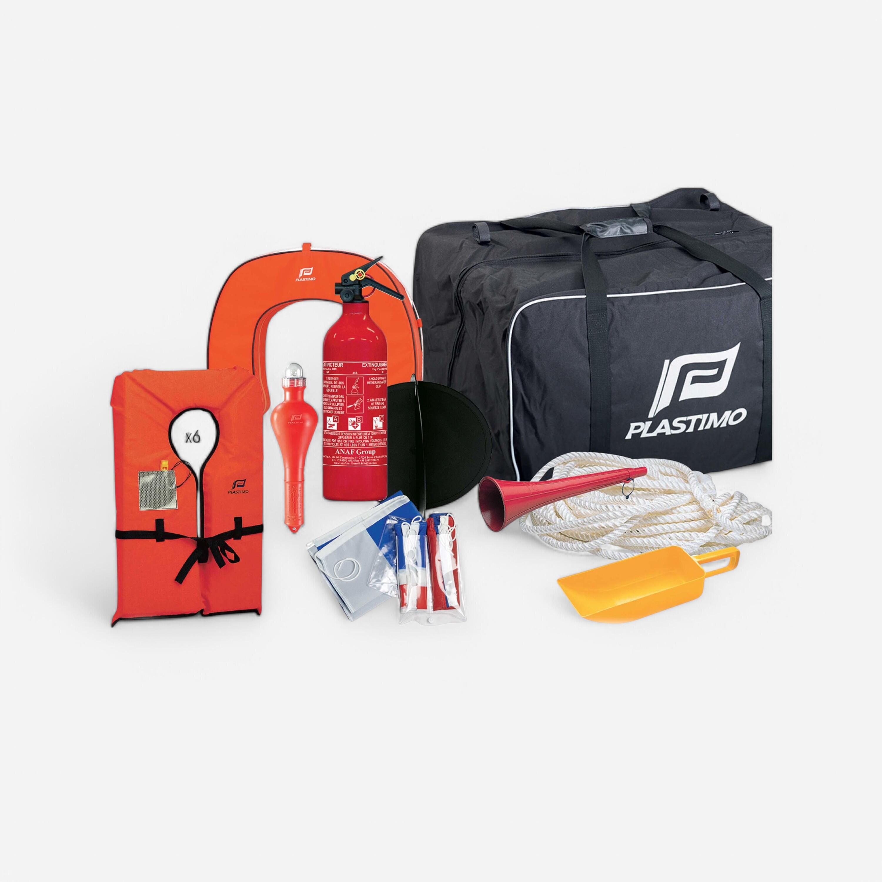 Plastimo Set Sicherheitsausrüstung Segeln für 6 Personen