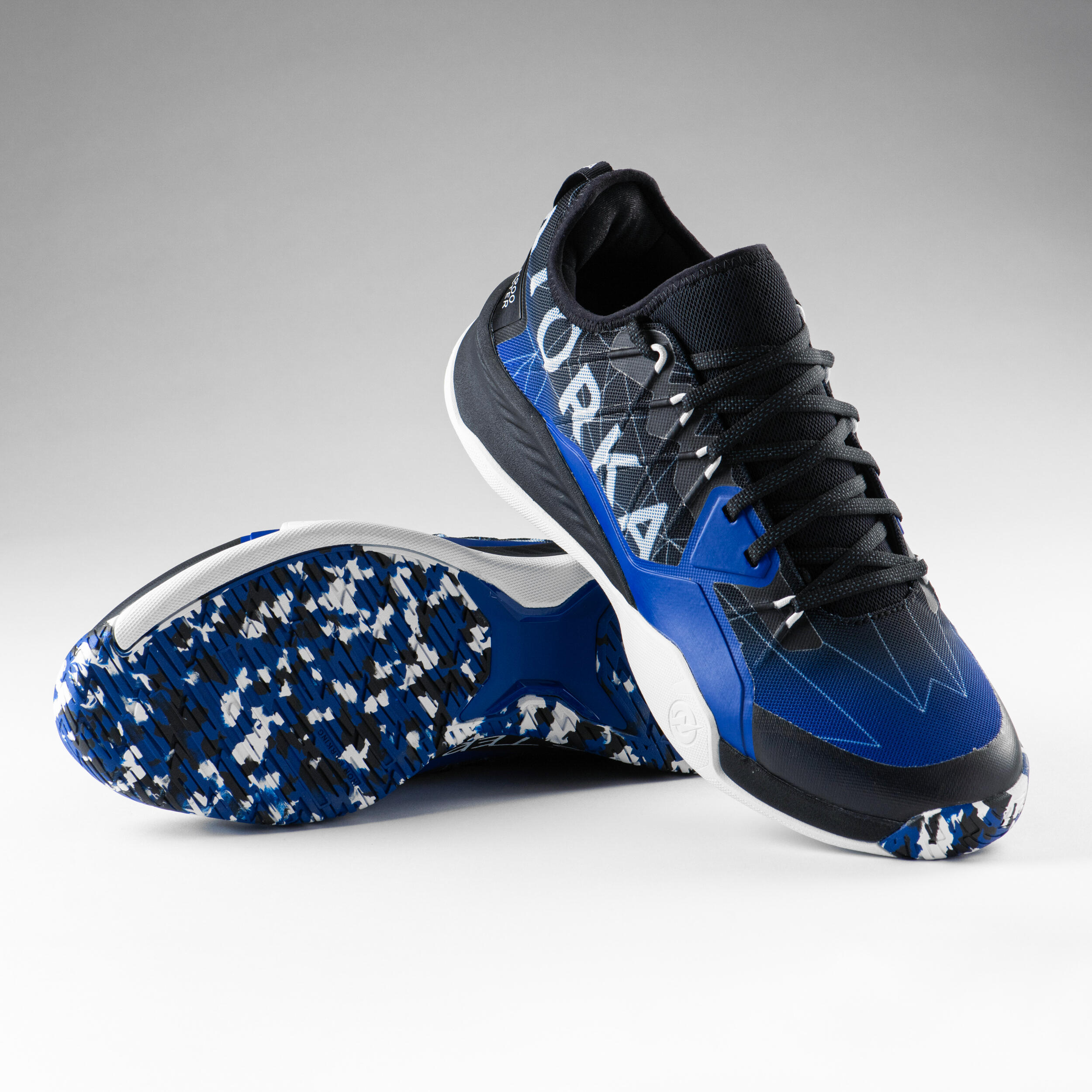 Atorka Handballschuhe H900 Faster Herren blau/schwarz