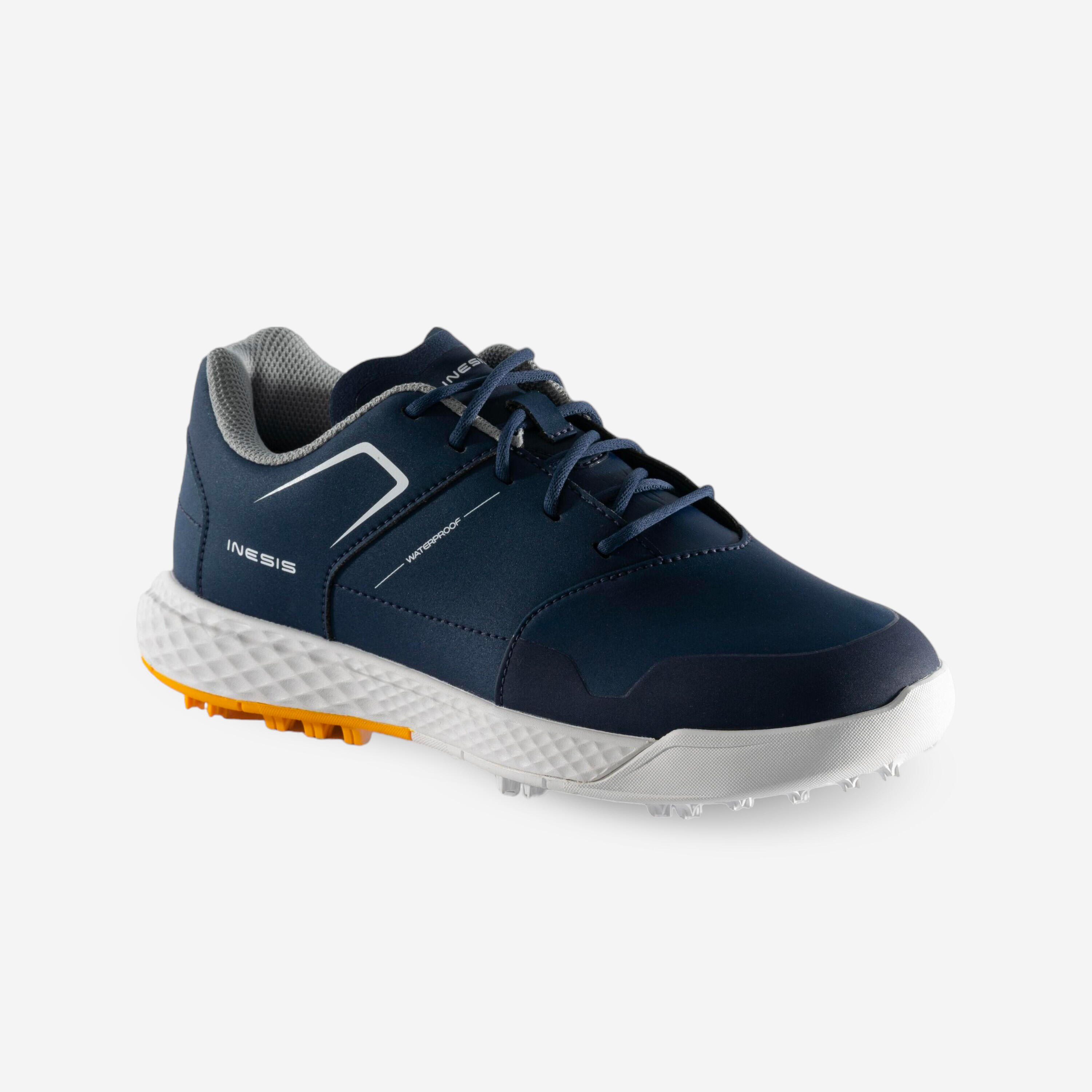Inesis Golfschuhe Grip Wasserdicht Kinder marineblau