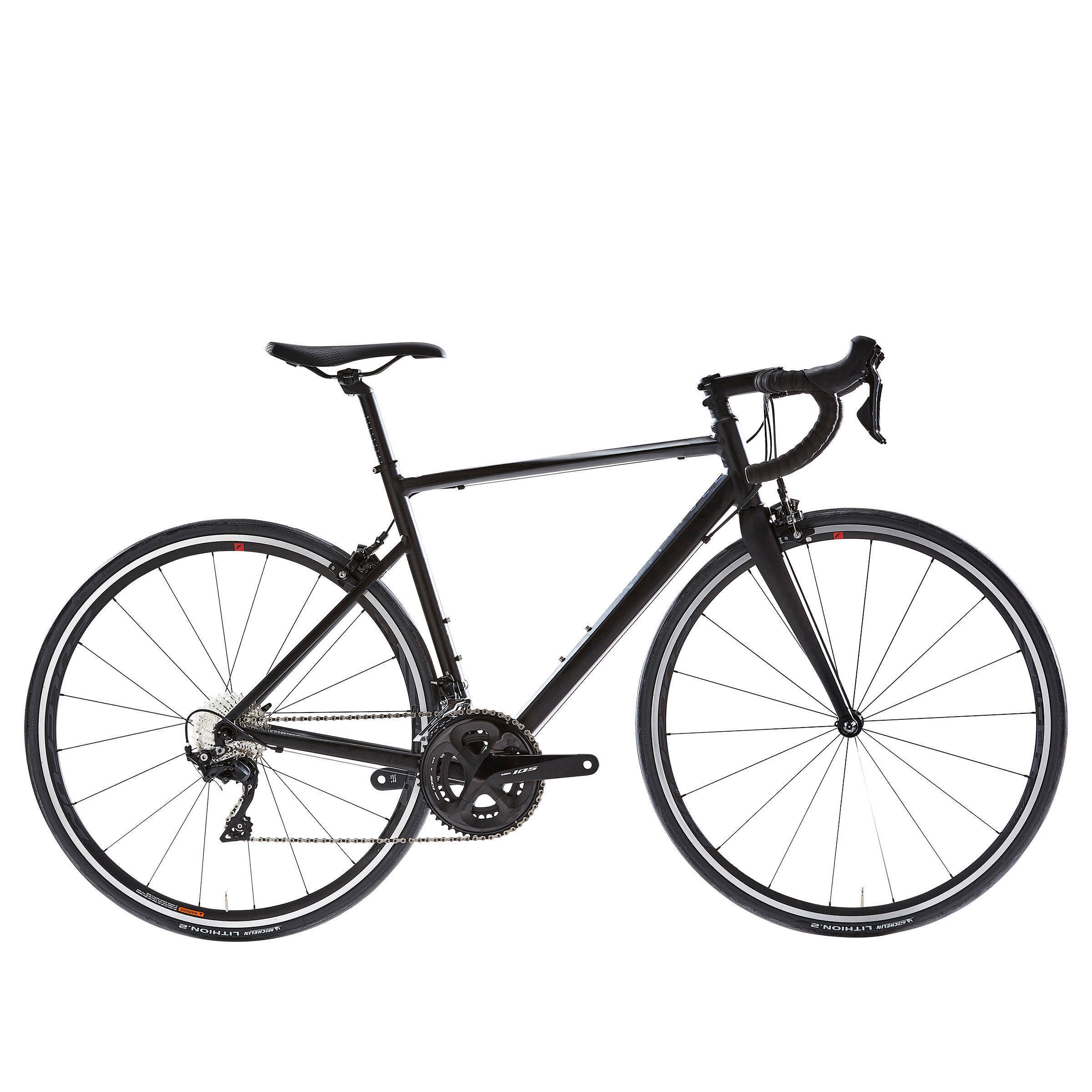 Van Rysel Rennrad EDR AF 105 schwarz