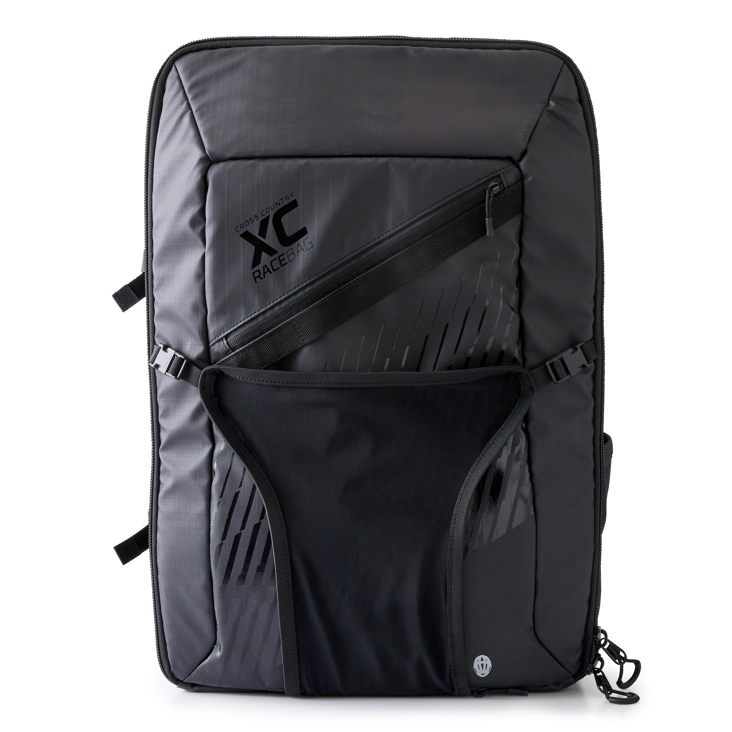 Rockrider Fahrradrucksack XC Race Bag schwarz