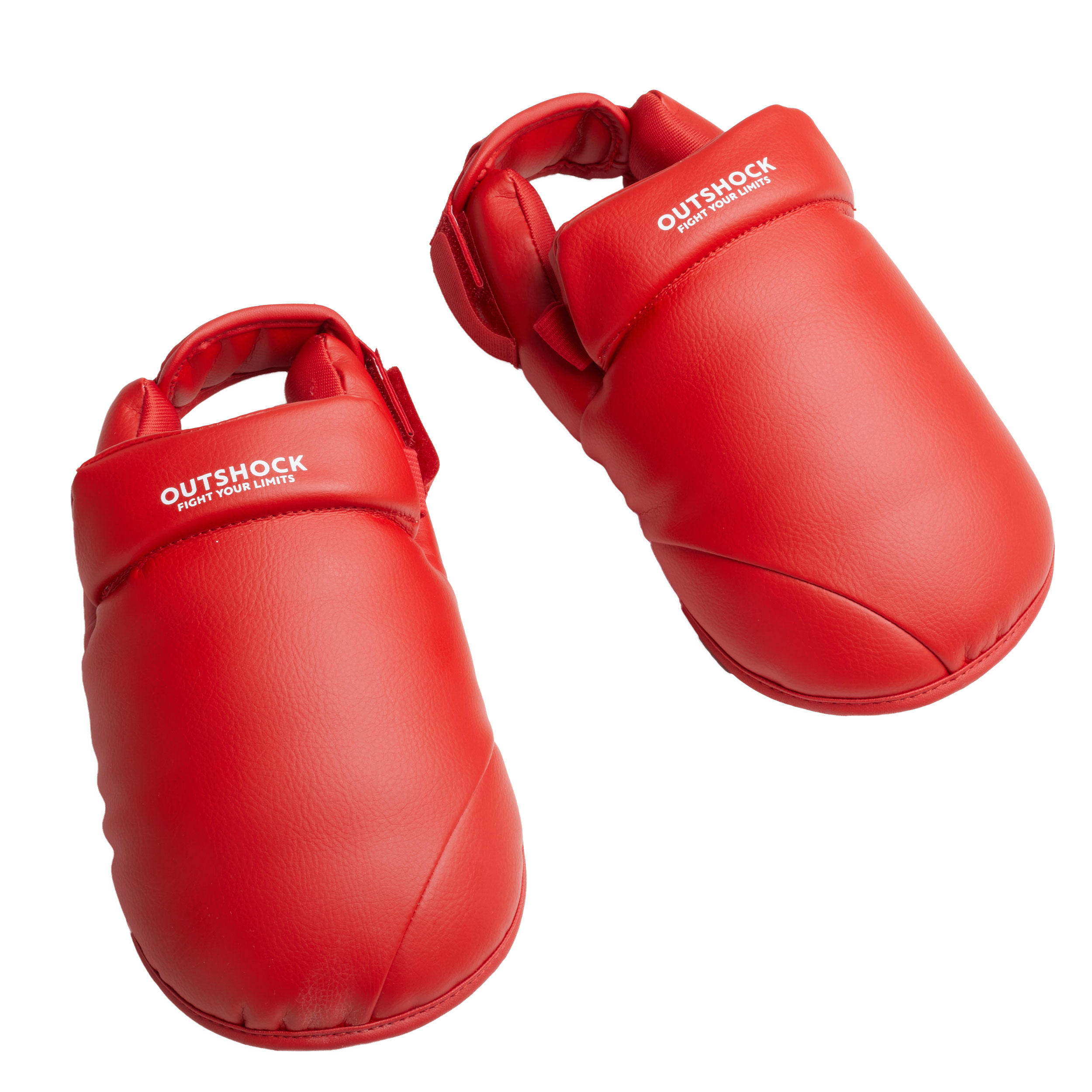 Outshock Karate-Fussschutz rot