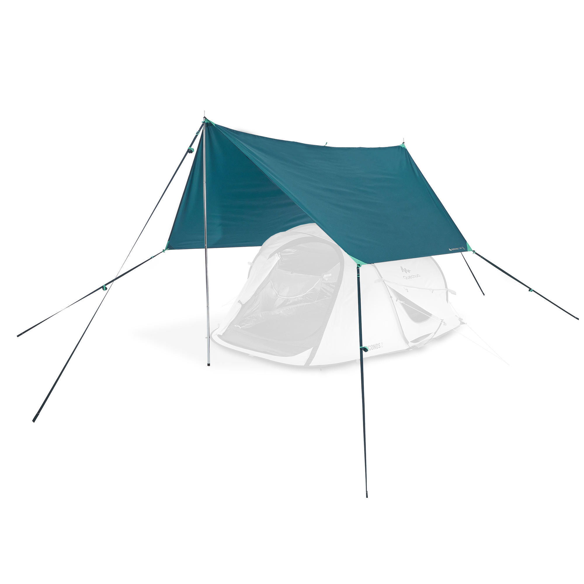 Quechua Tarp Multifunktionale Zeltplane 2,85 × 2,85 m