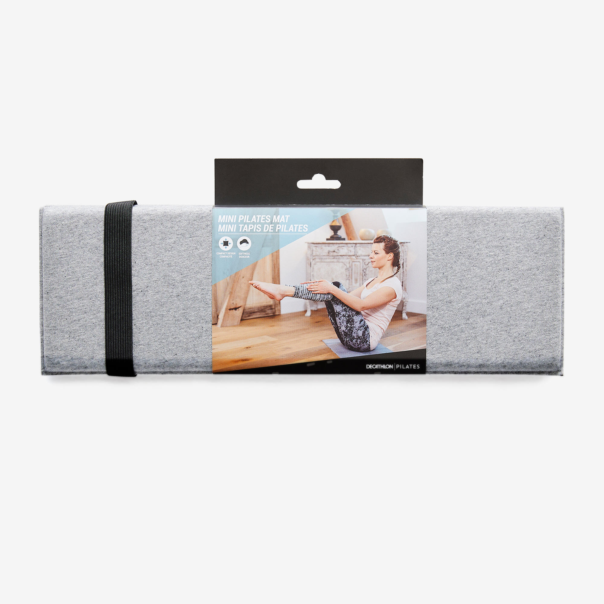 Domyos Mini-Gymnastikmatte 500 50 cm × 39 cm × 8 mm grau
