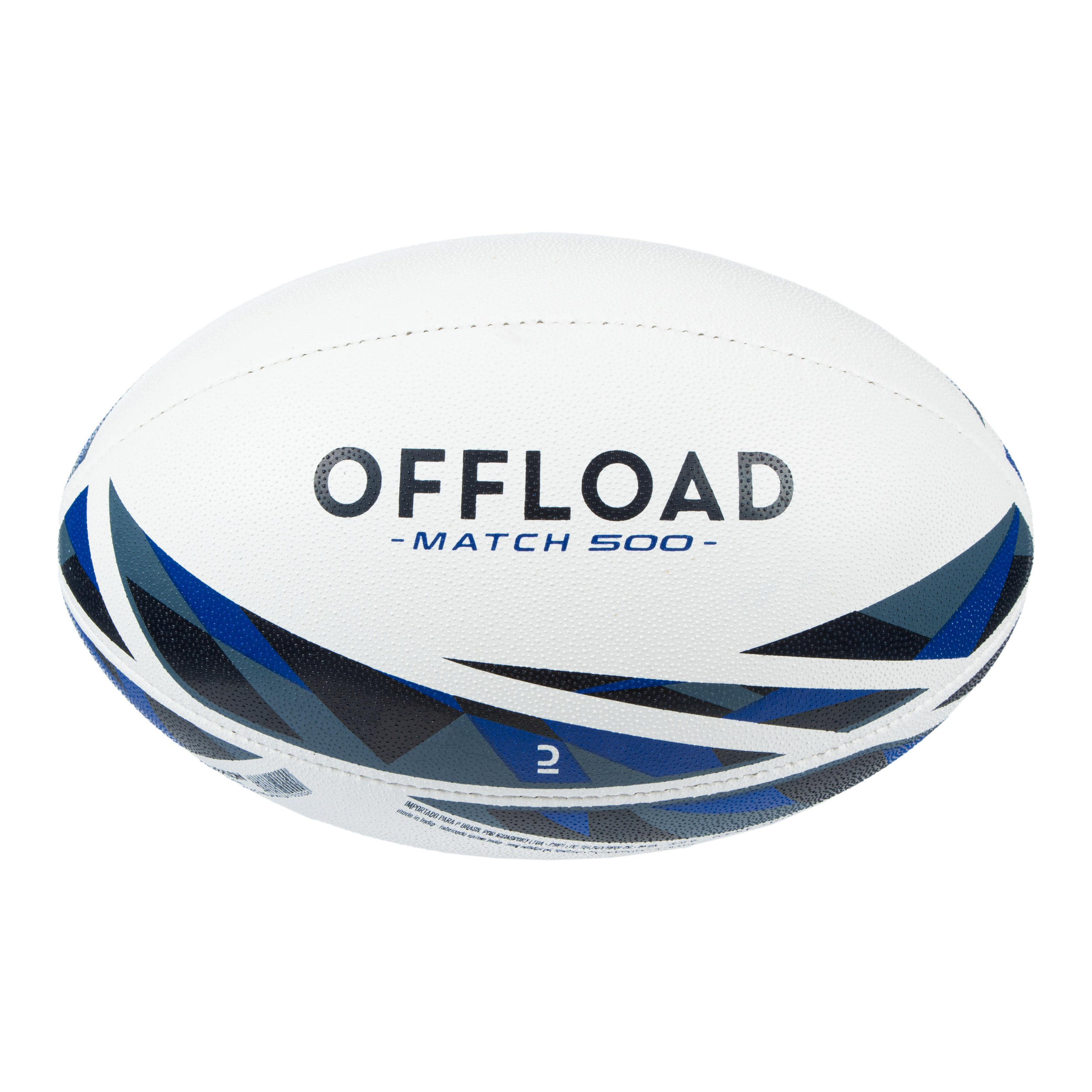 Offload Rugbyball R500 Match Größe 5 blau