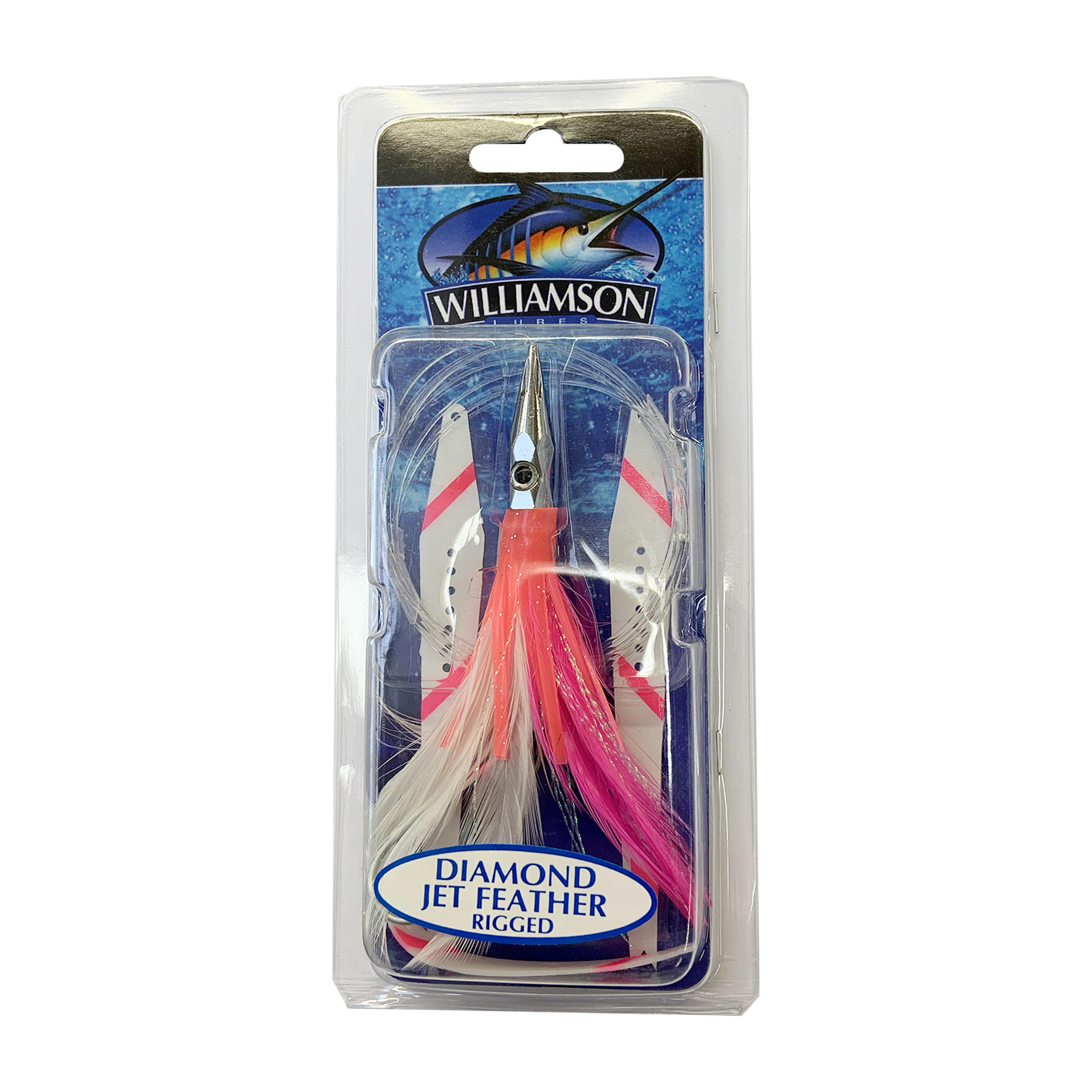 Williamson Diamond Jet Feather 05 rosa, Kunstköder Schleppangeln
