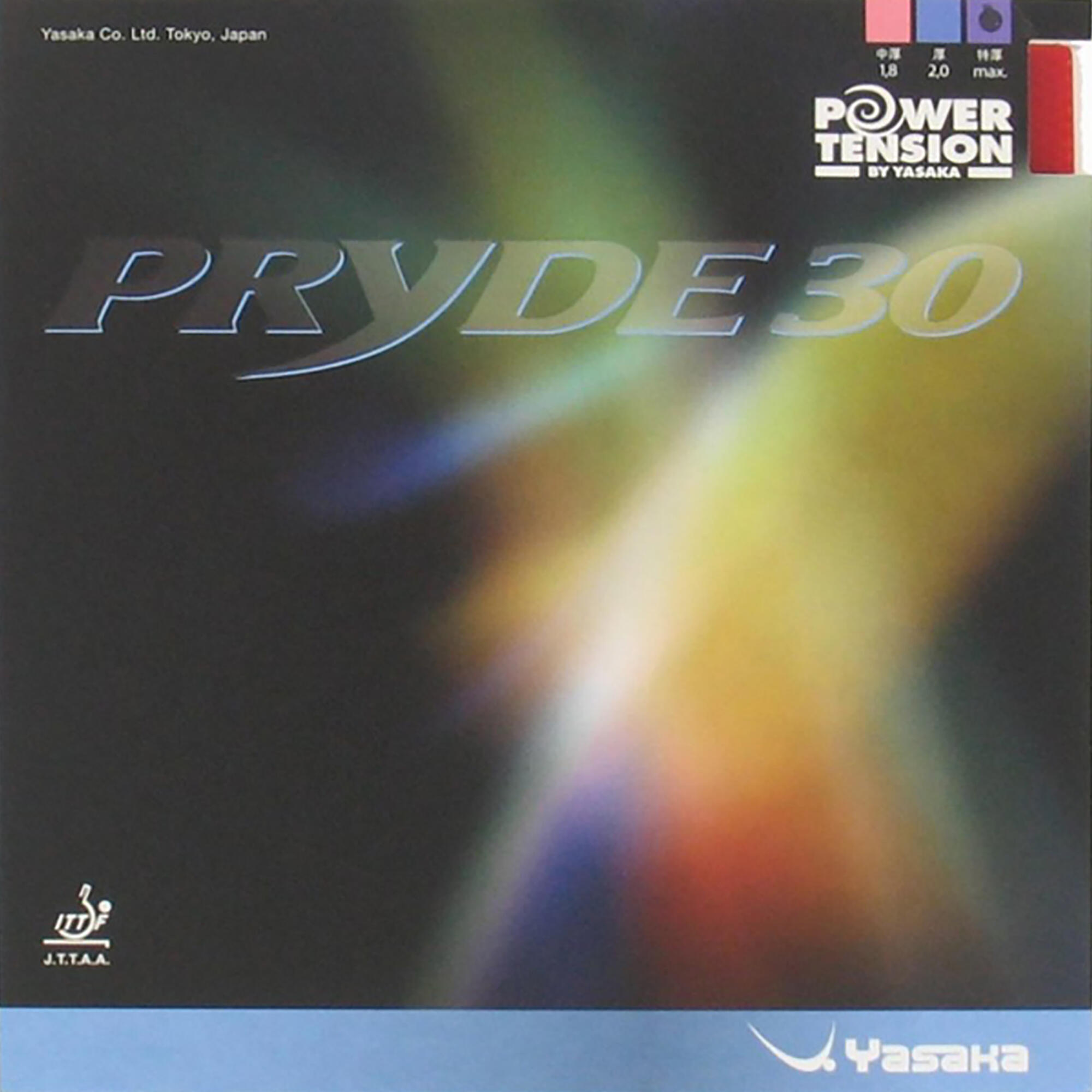 Yasaka Tischtennisbelag Pryde 30° rot/schwarz