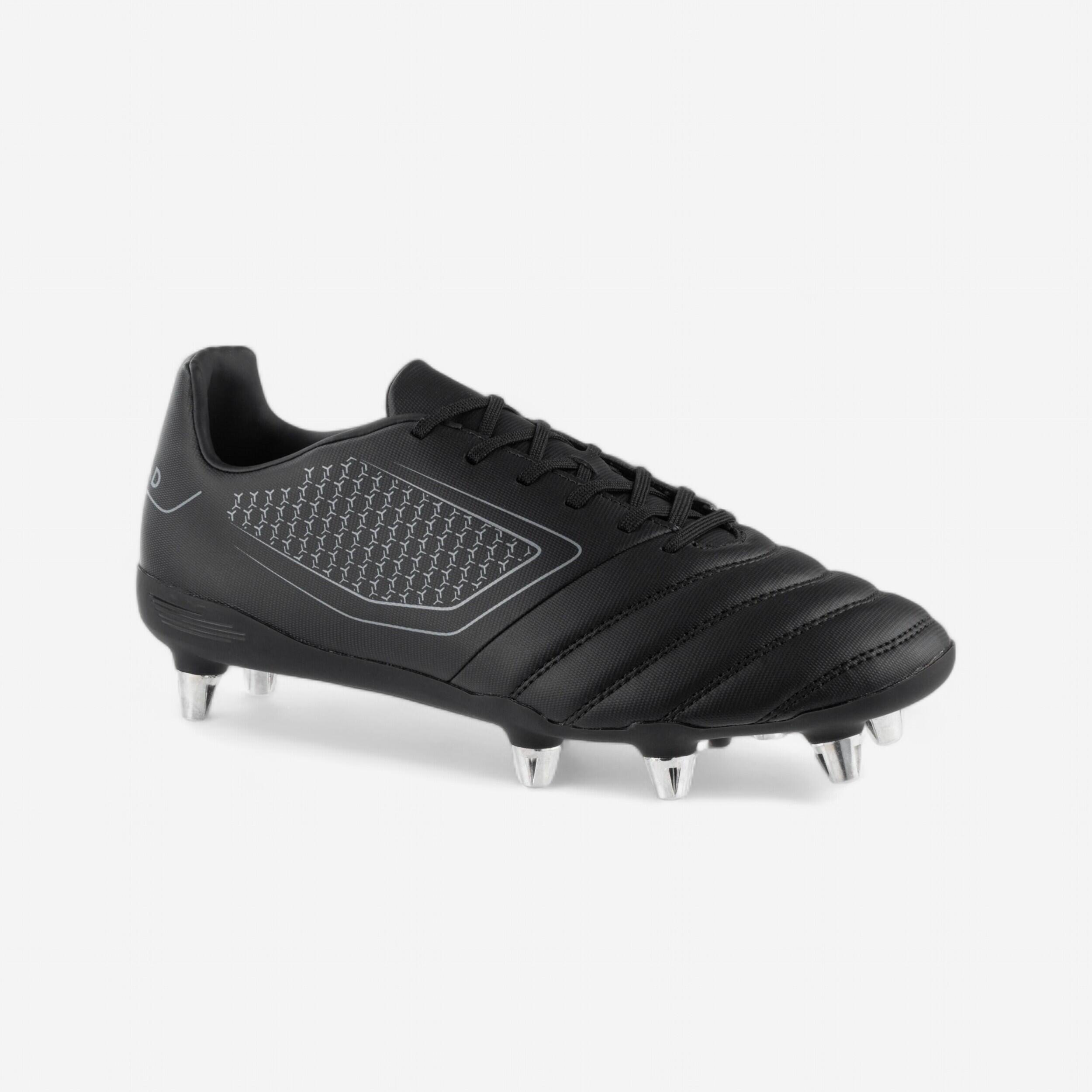 Offload Rugbyschuhe Stollen Impact R100 SG Herren schwarz
