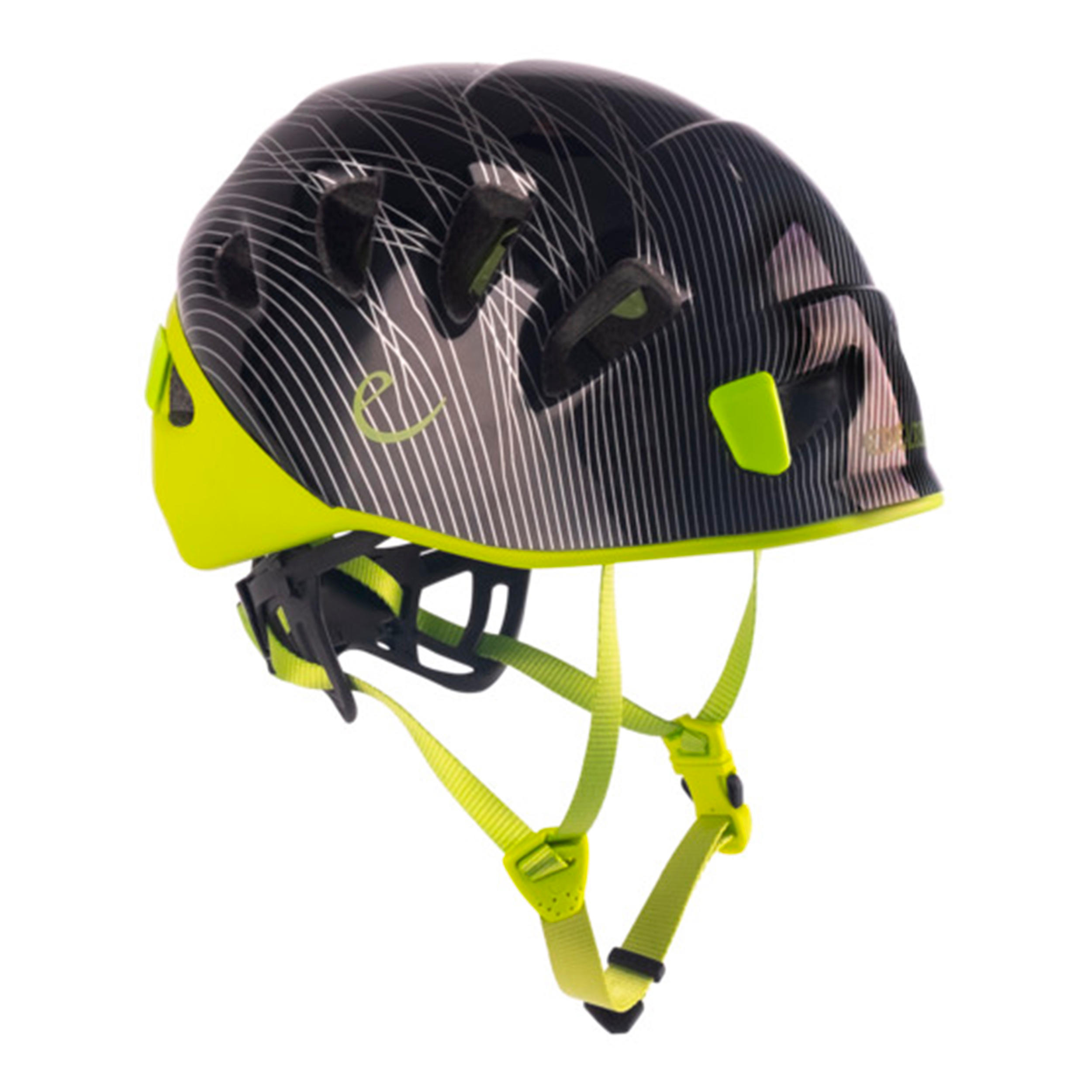 Edelrid Kletterhelm Bergsteigerhelm Shield II schwarz und grün