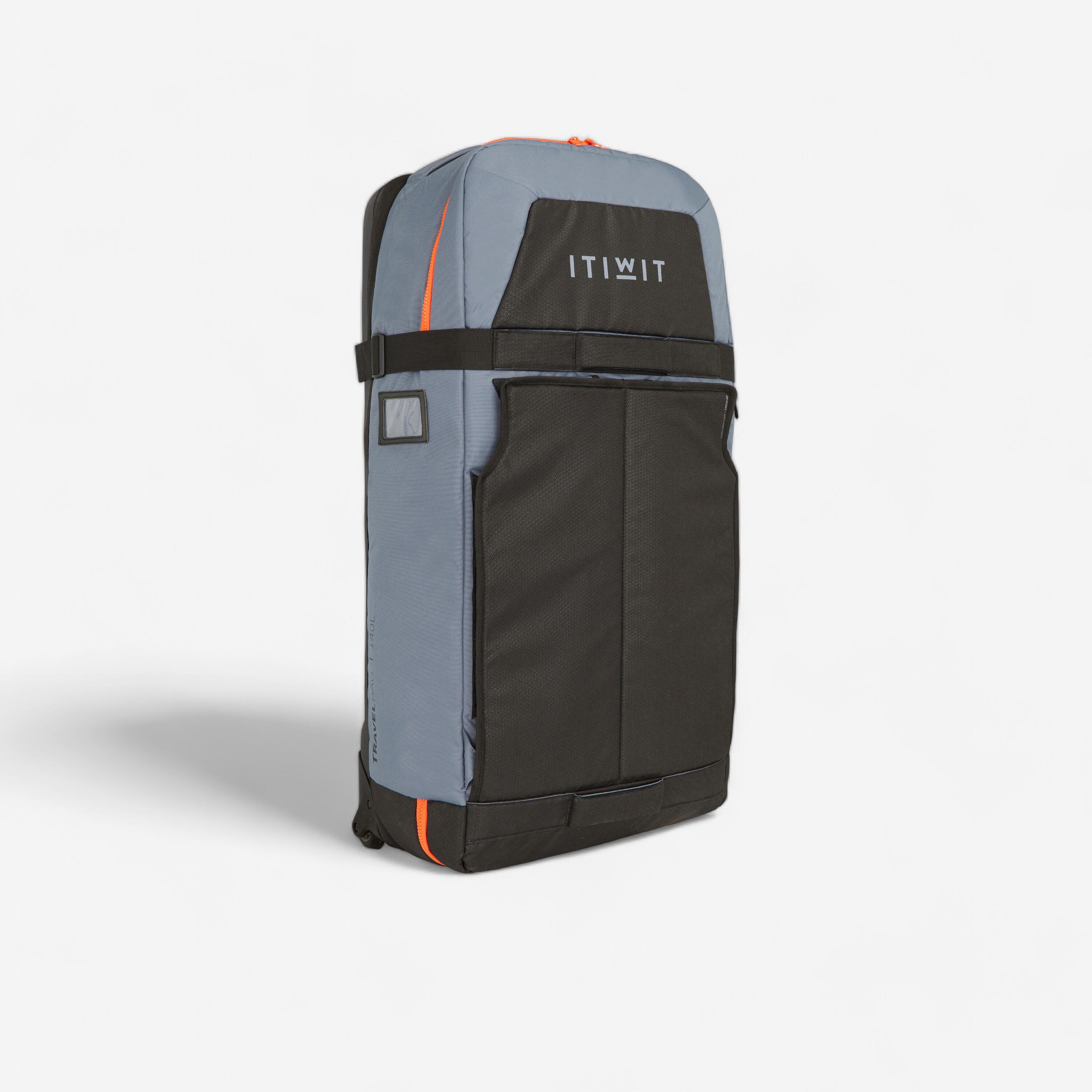 Itiwit Hartschalenkoffer mit Rollen 140 L für Reisen mit Stand Up Paddle STB500
