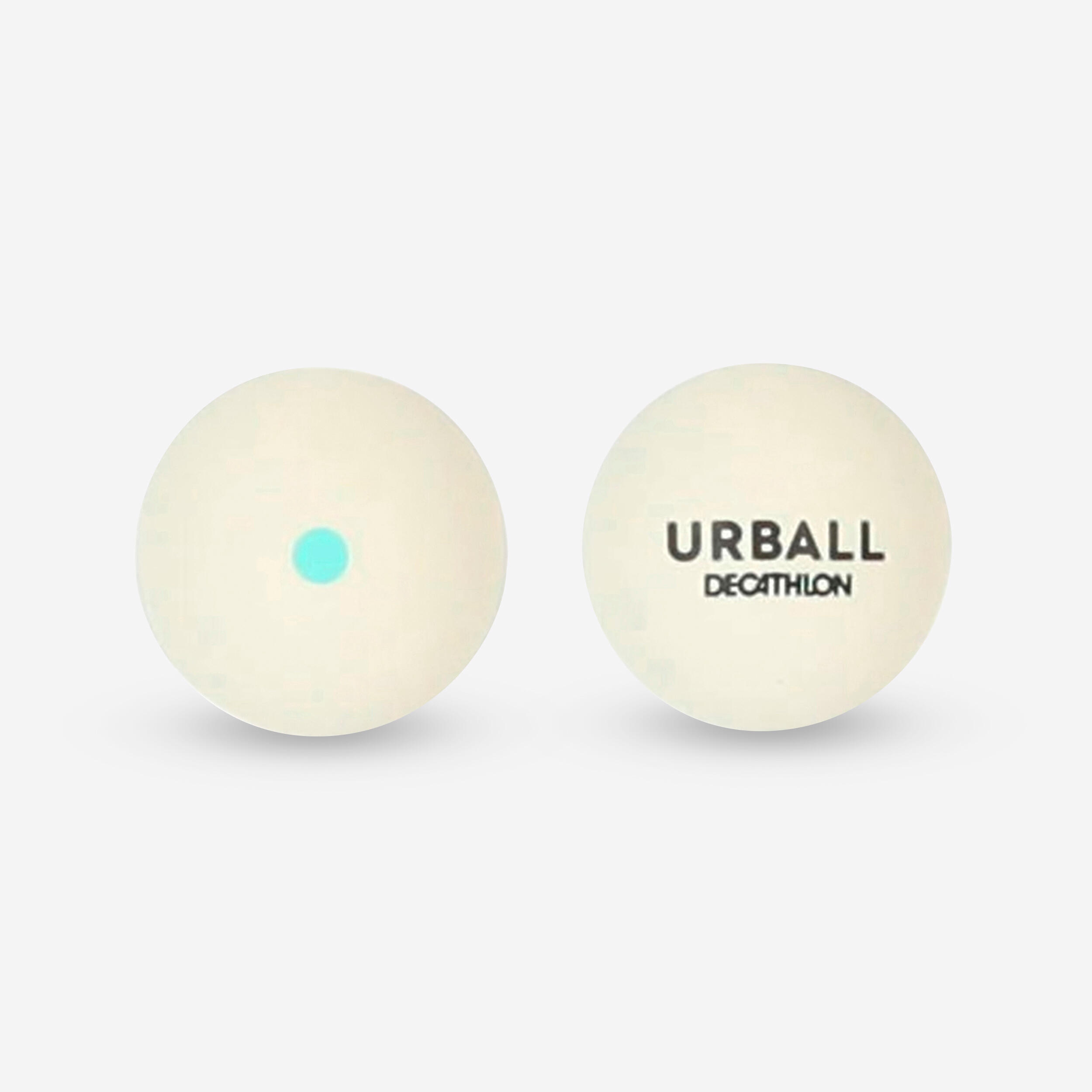 Urball Pelota (Ball) für Vollgummi-Pala GPB 100 schwarz grüner Punkt
