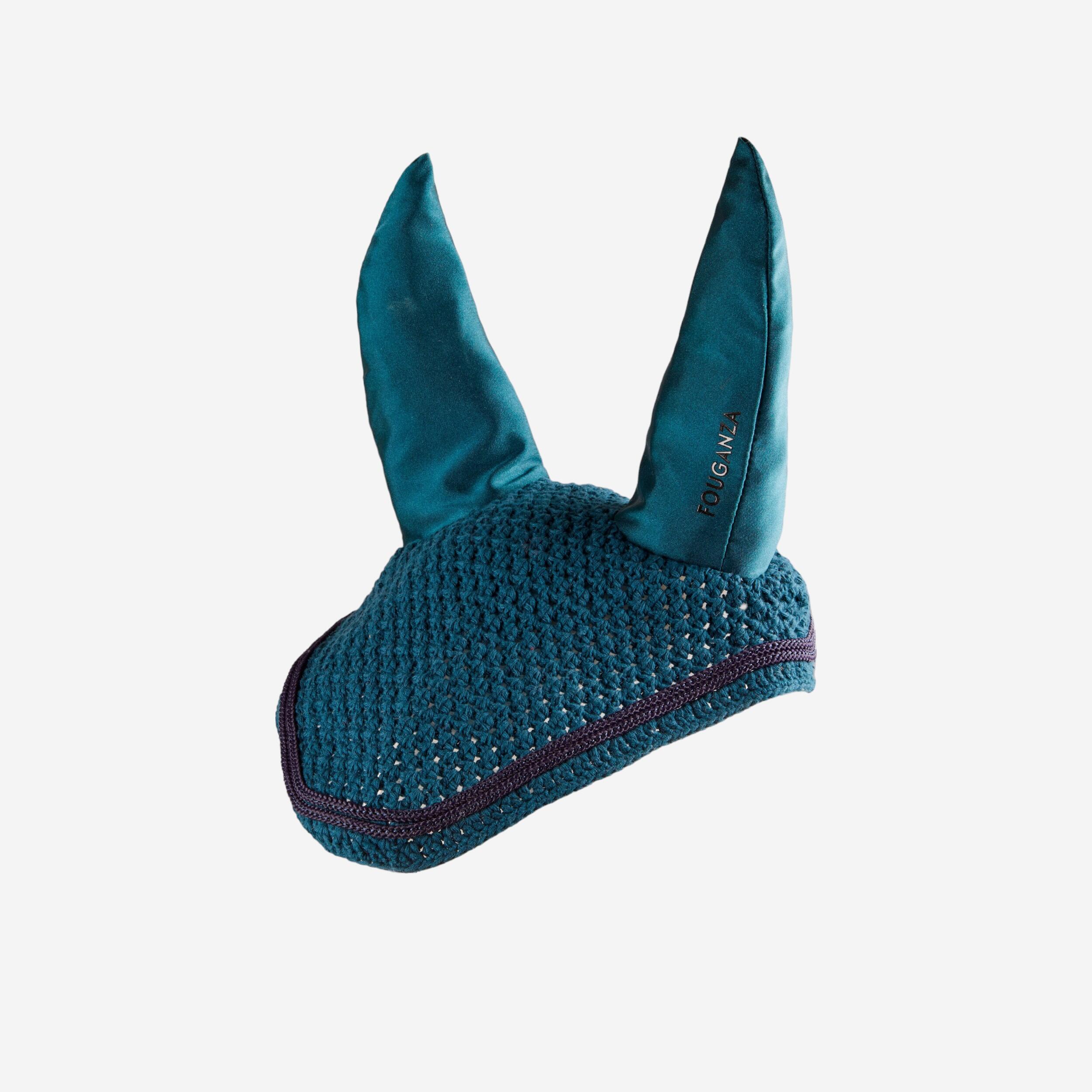 Fouganza Fliegenhaube Riding Pferd petrol