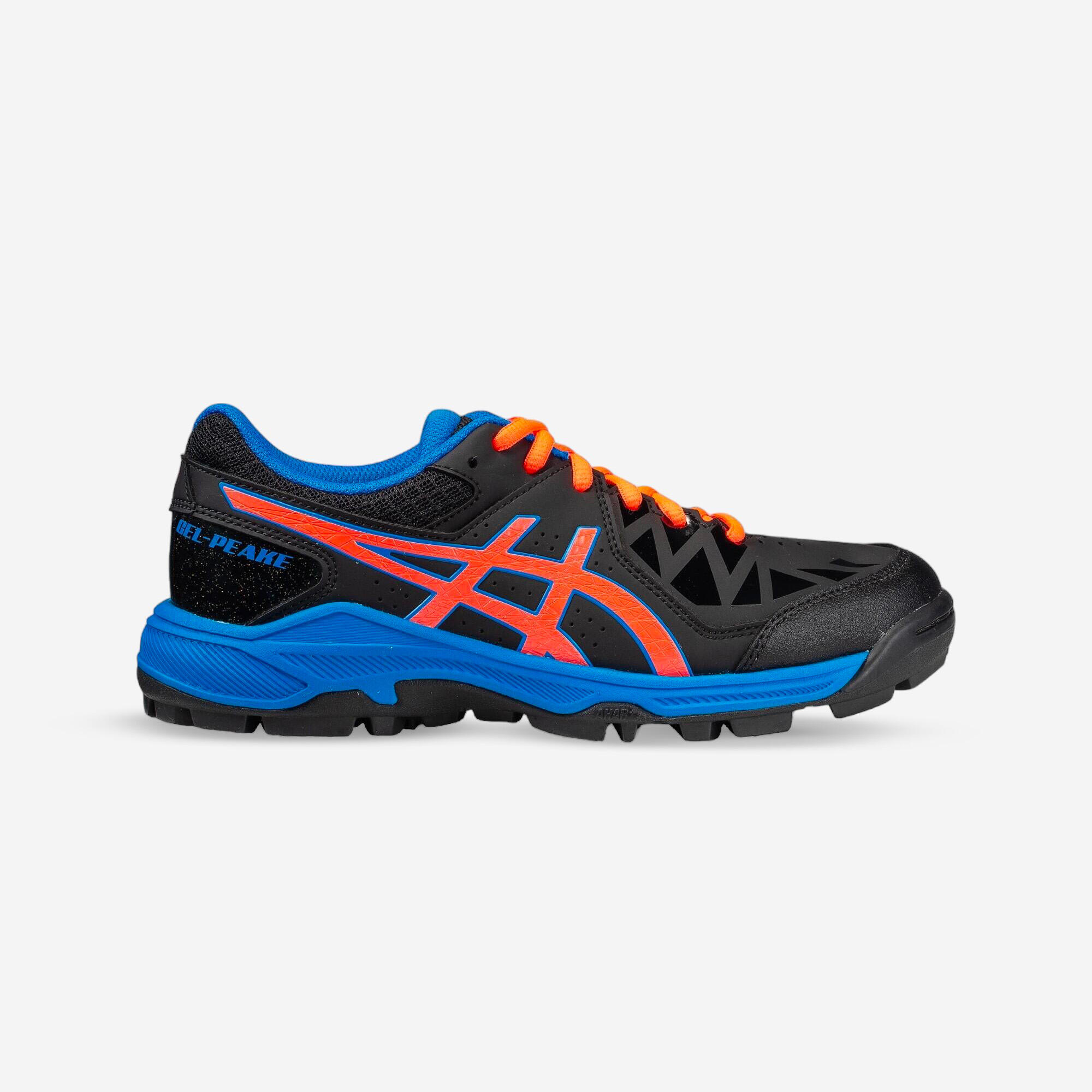 Asics Feldhockeyschuhe Gel Peak Jugendliche schwarz/orange
