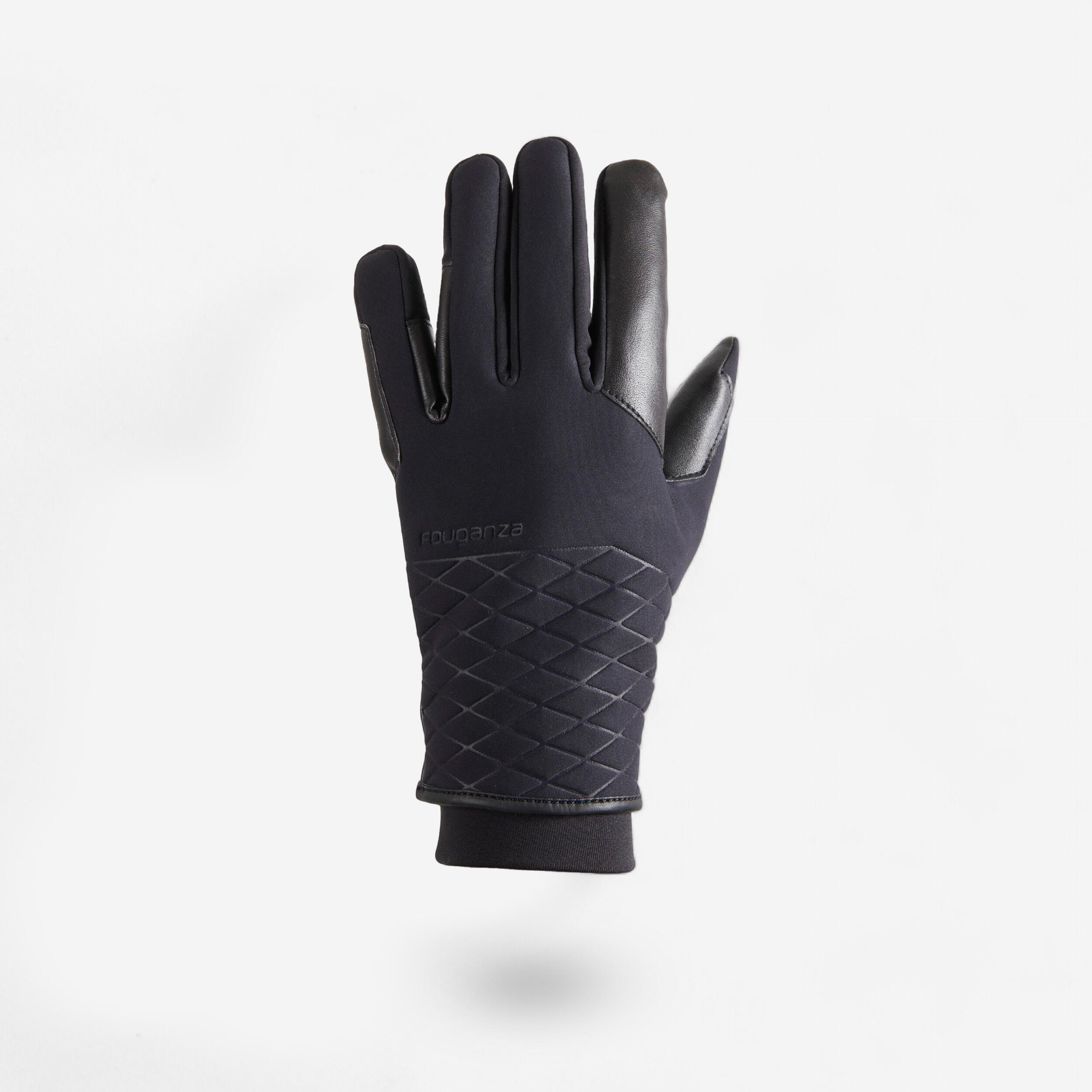 Fouganza Winter-Reithandschuhe 900 Warm Damen schwarz