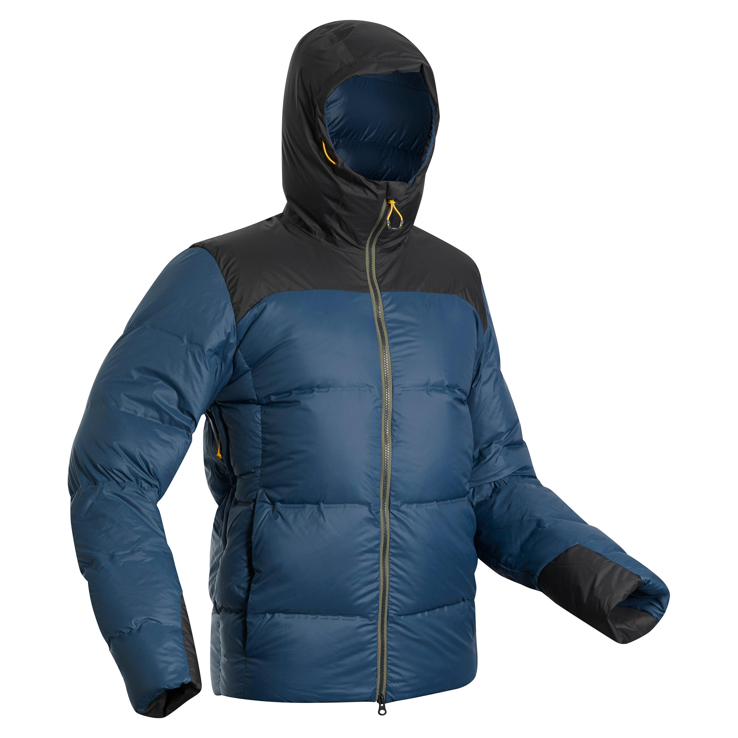 Forclaz Daunenjacke Bergtrekking MT900 Komfort bis -18 °C Herren schwarz