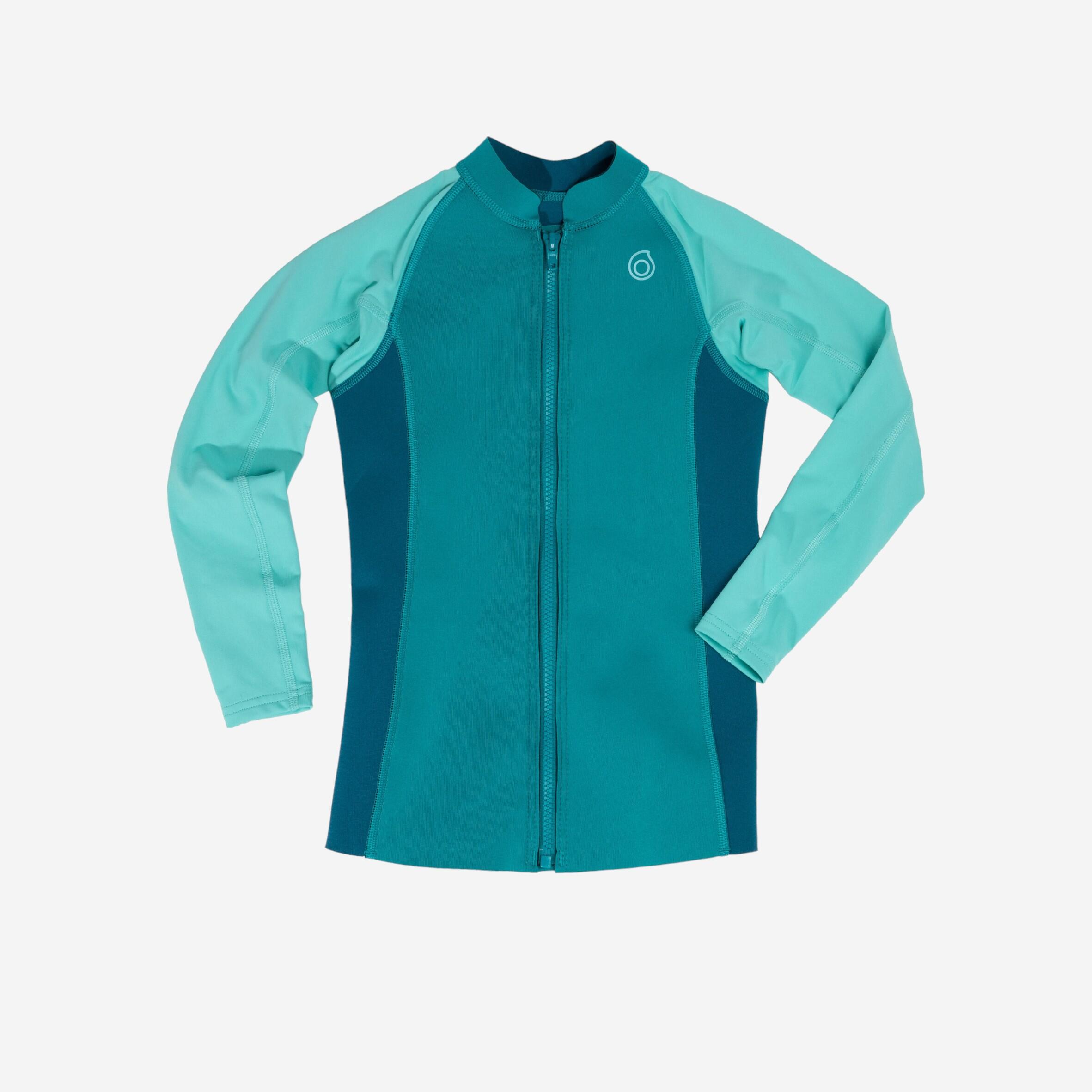 Subea Neoprenjacke Schnorcheln Kinder 500 1,5 mm türkis