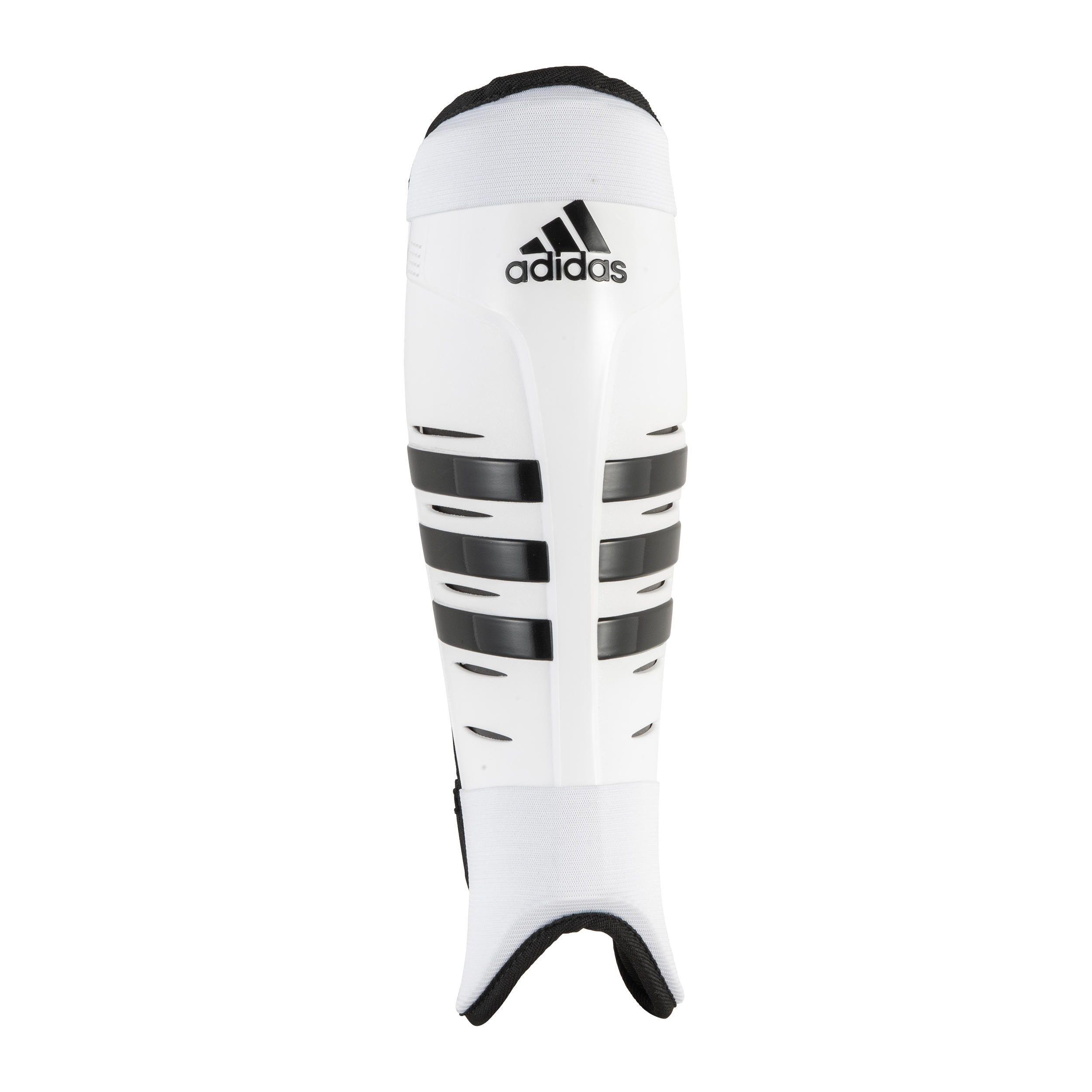 Adidas Schienbeinschoner Feldhockey Erwachsene weiss/schwarz