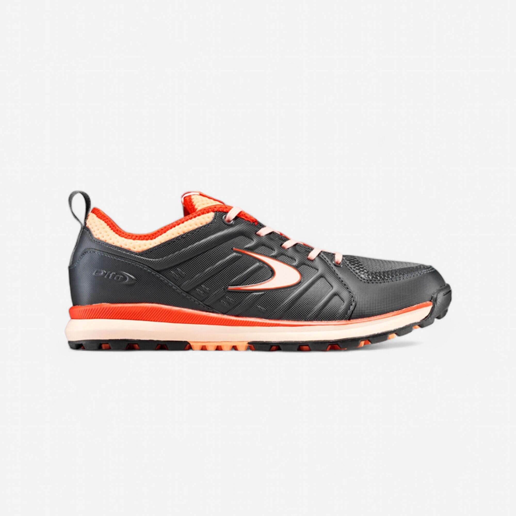 Dita Feldhockeyschuhe STBL350 Erwachsene schwarz/rosa