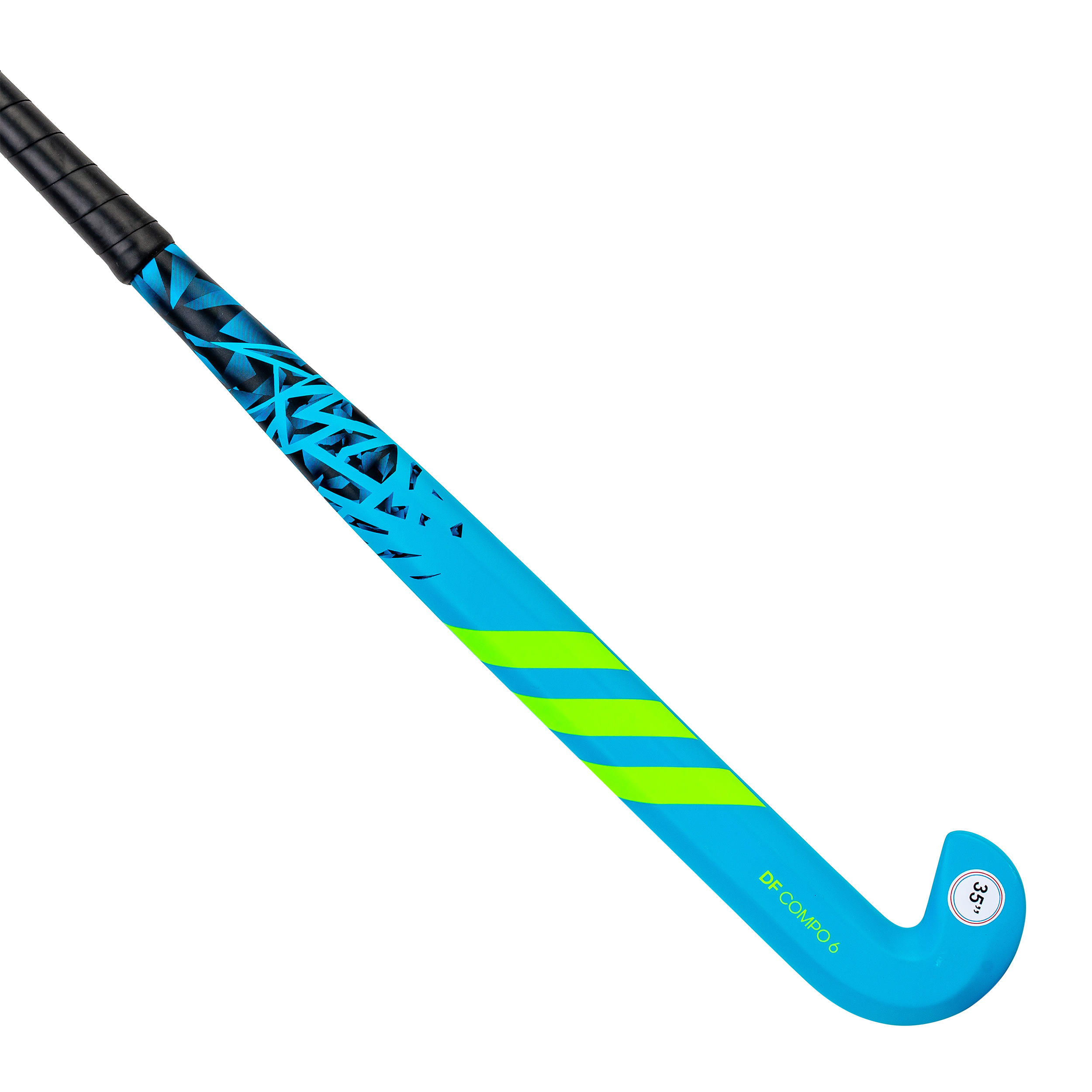 Adidas Hockeyschläger DF24 Compo 6 Glasfaser XLow Bow Jugendliche blau/grün