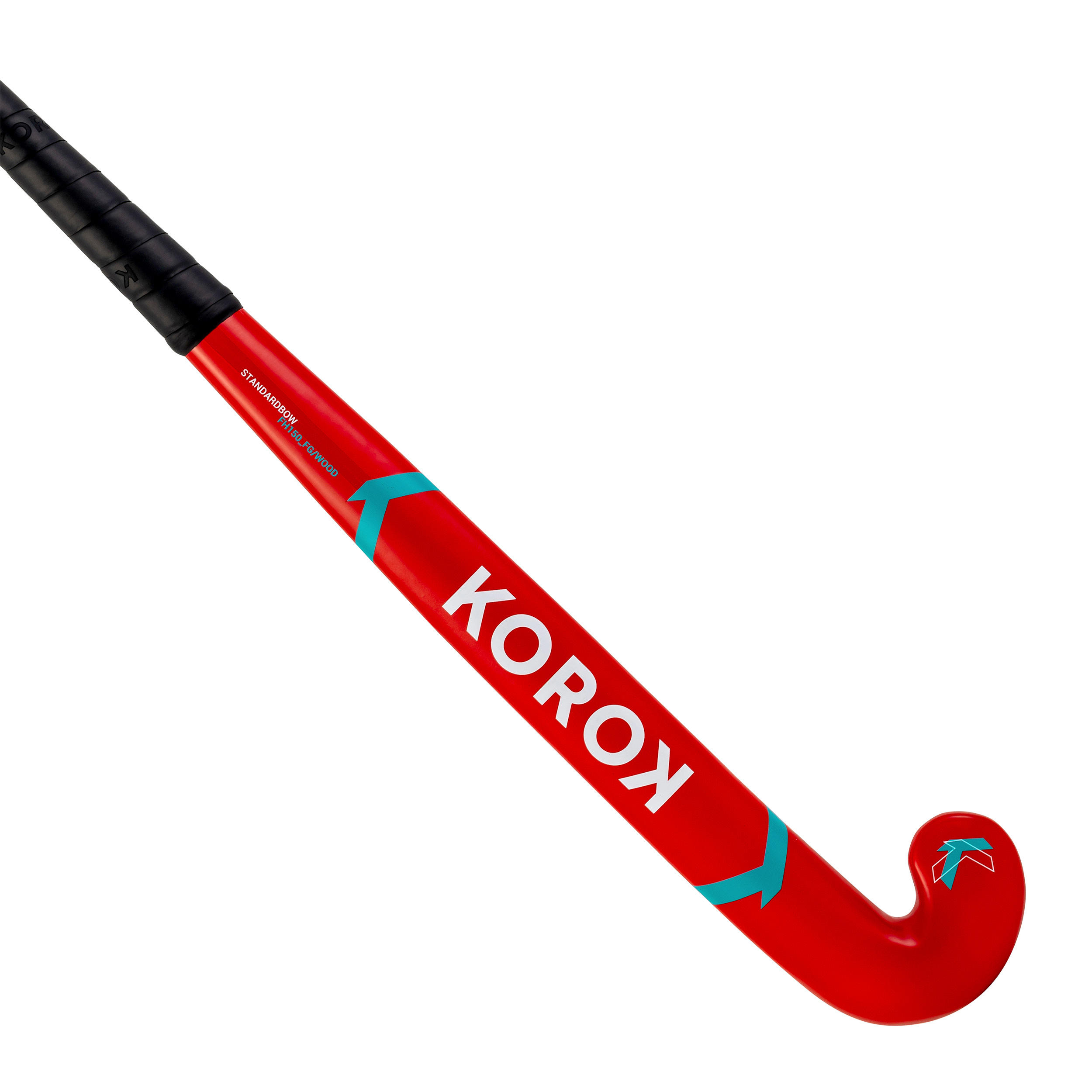 Korok Feldhockeyschläger FH150 Holz Einsteiger Kinder rot