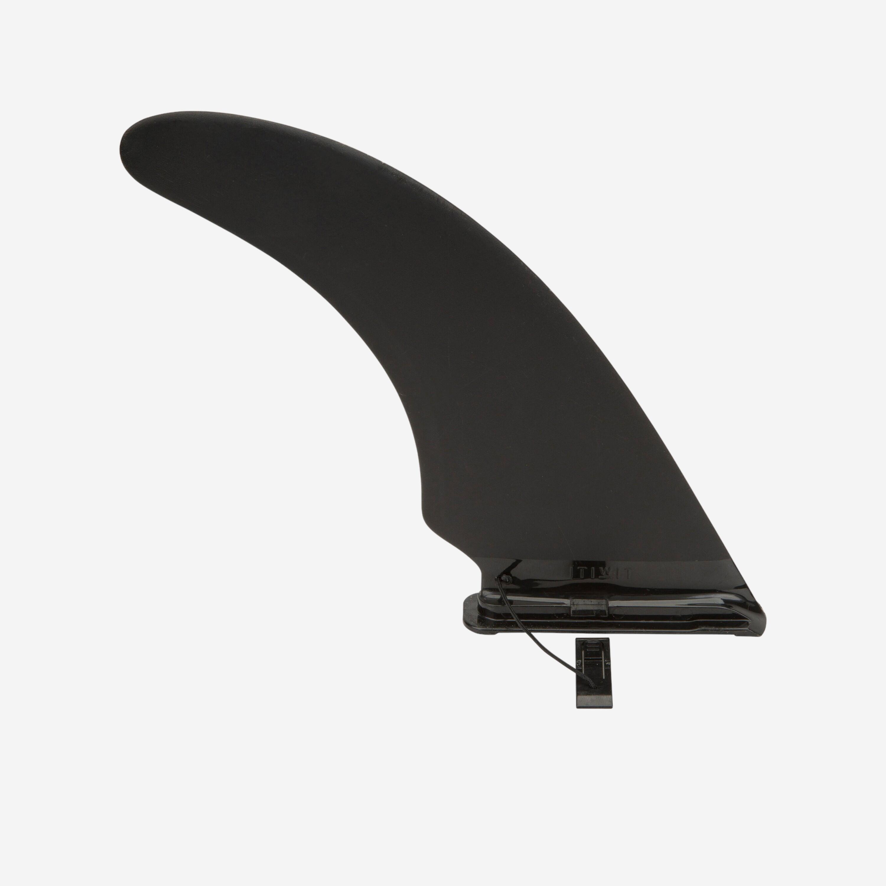 Itiwit SUP-Finne für Surf-Longboard 500 ohne Werkzeug nicht FCS-kompatibel 29"
