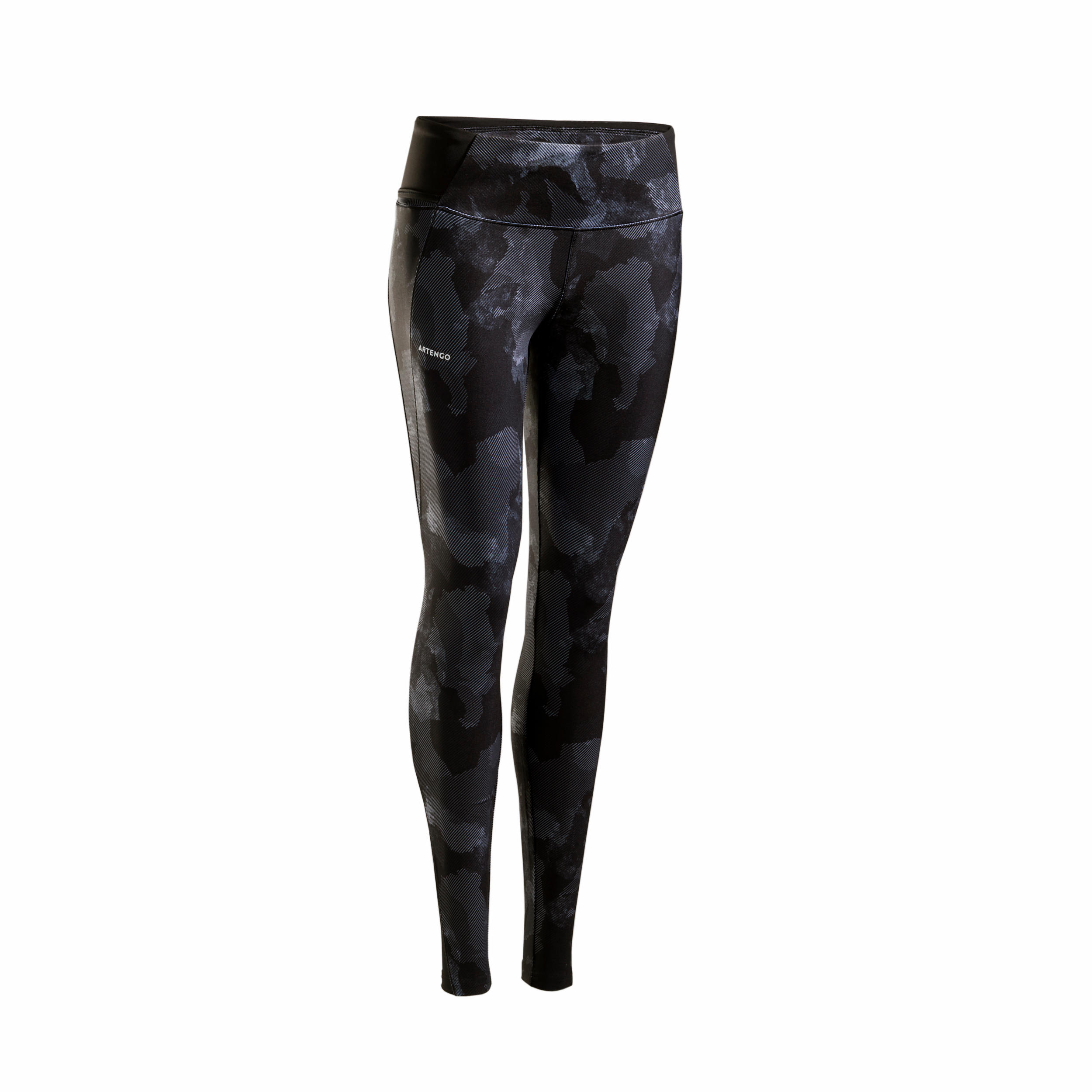 Artengo Tennis Leggings Damen Dry TH 900 schwarz