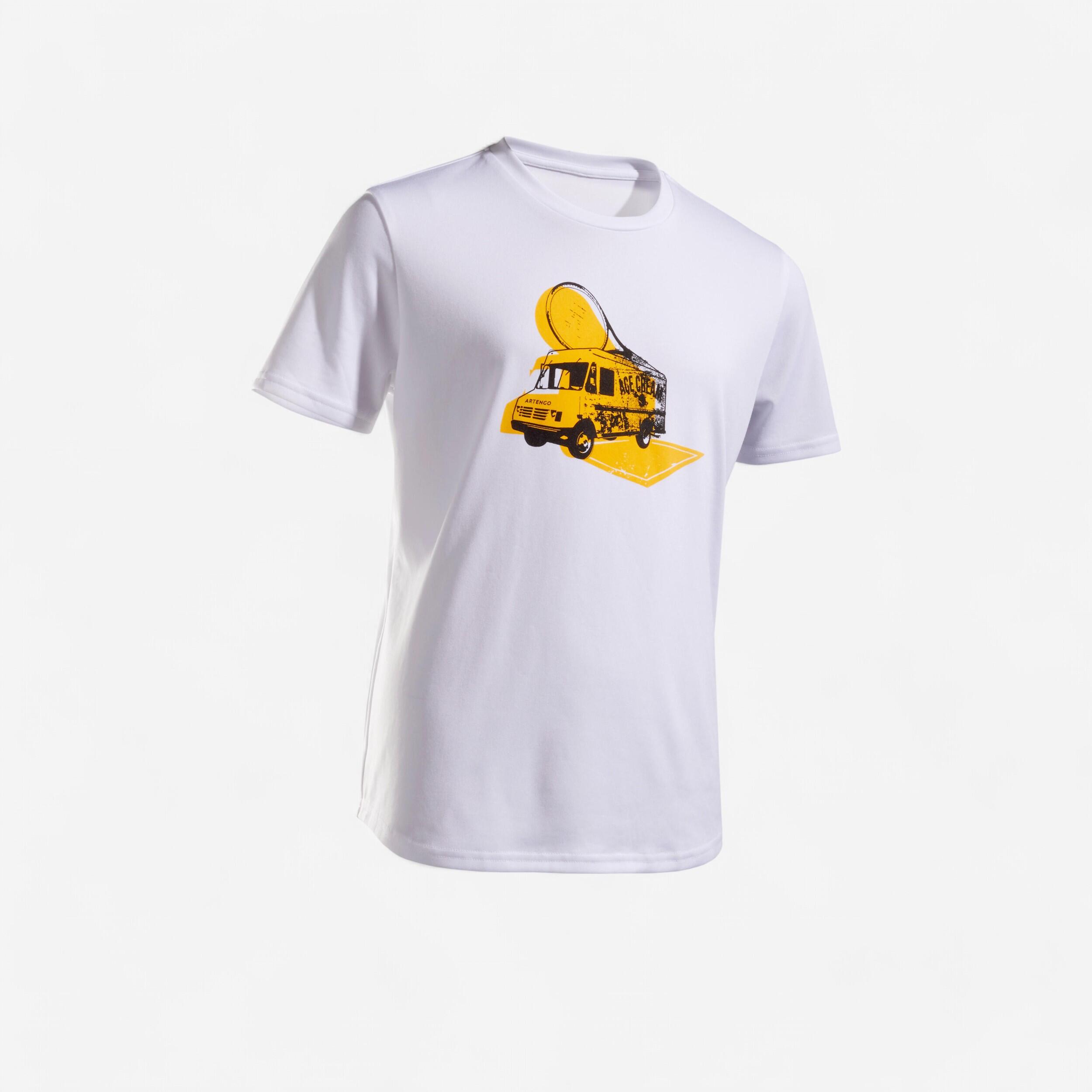 Artengo Tennis T-Shirt Kinder 100 weiss