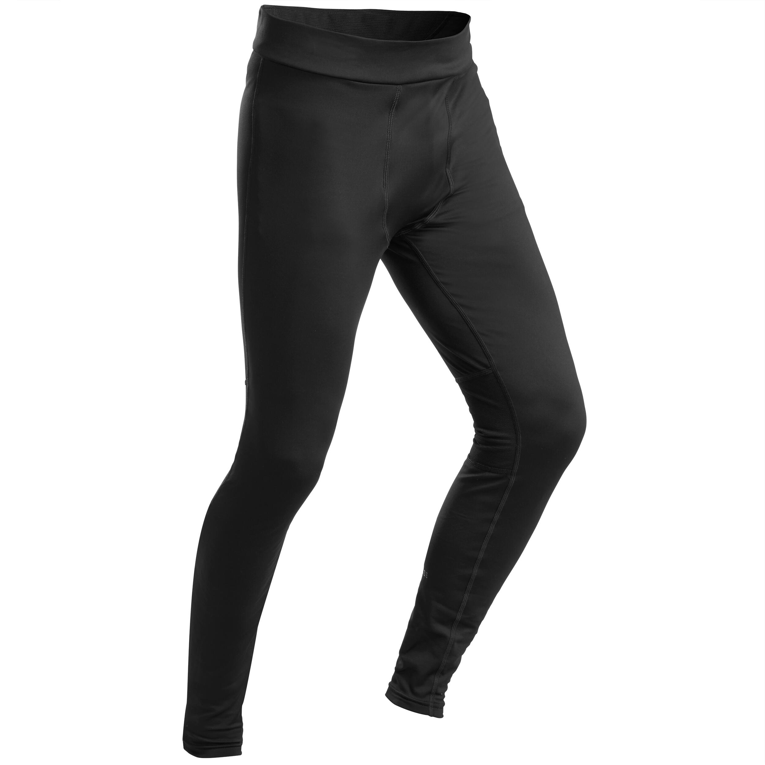 Wedze Skiunterwäsche Funktionshose Herren - BL 500 schwarz
