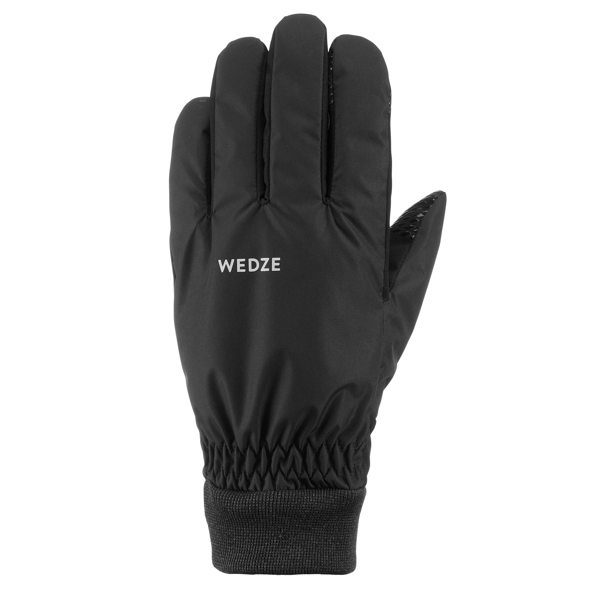Wedze Skihandschuhe 100 Erwachsene schwarz