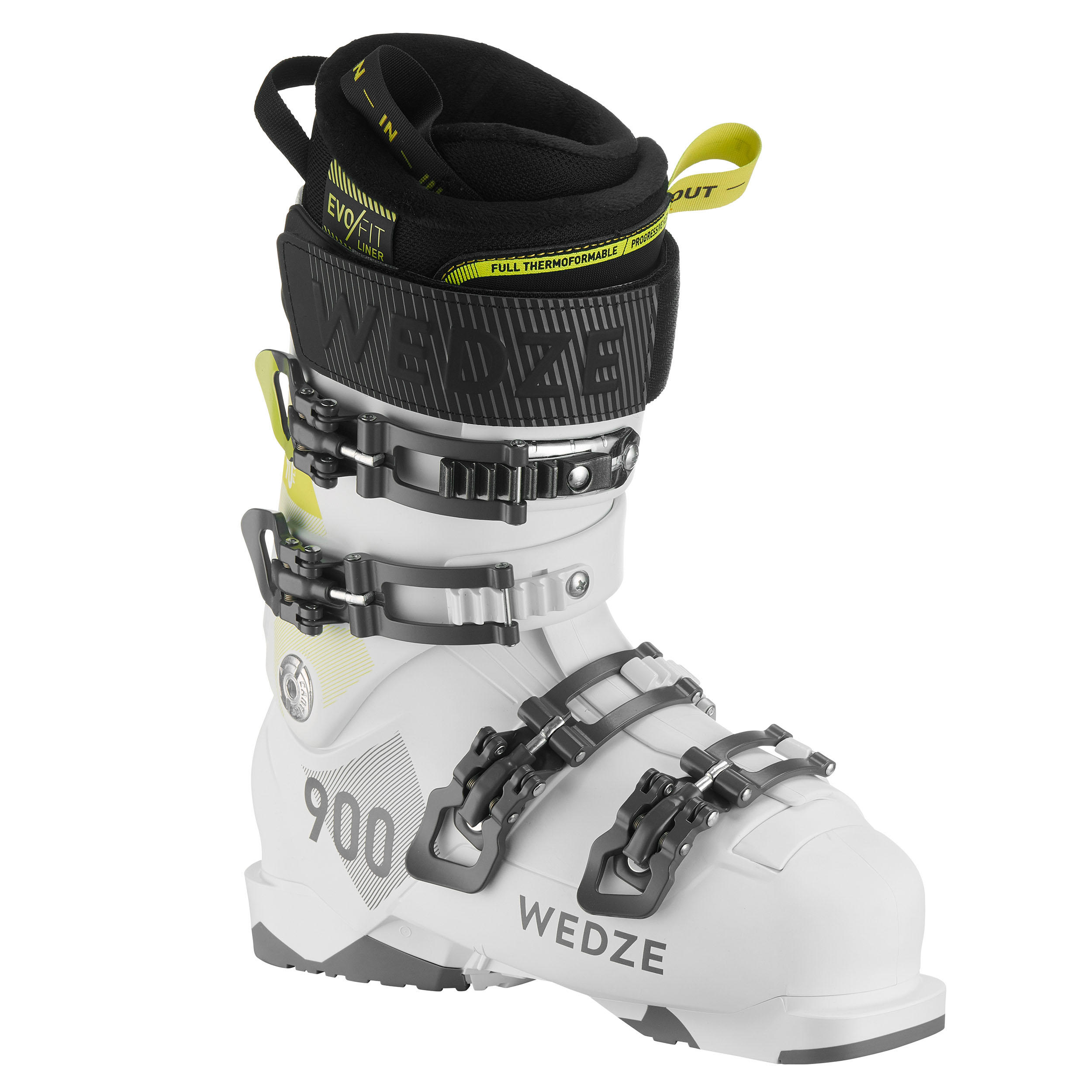 Wedze Skischuhe Piste FIT 900 Damen weiss