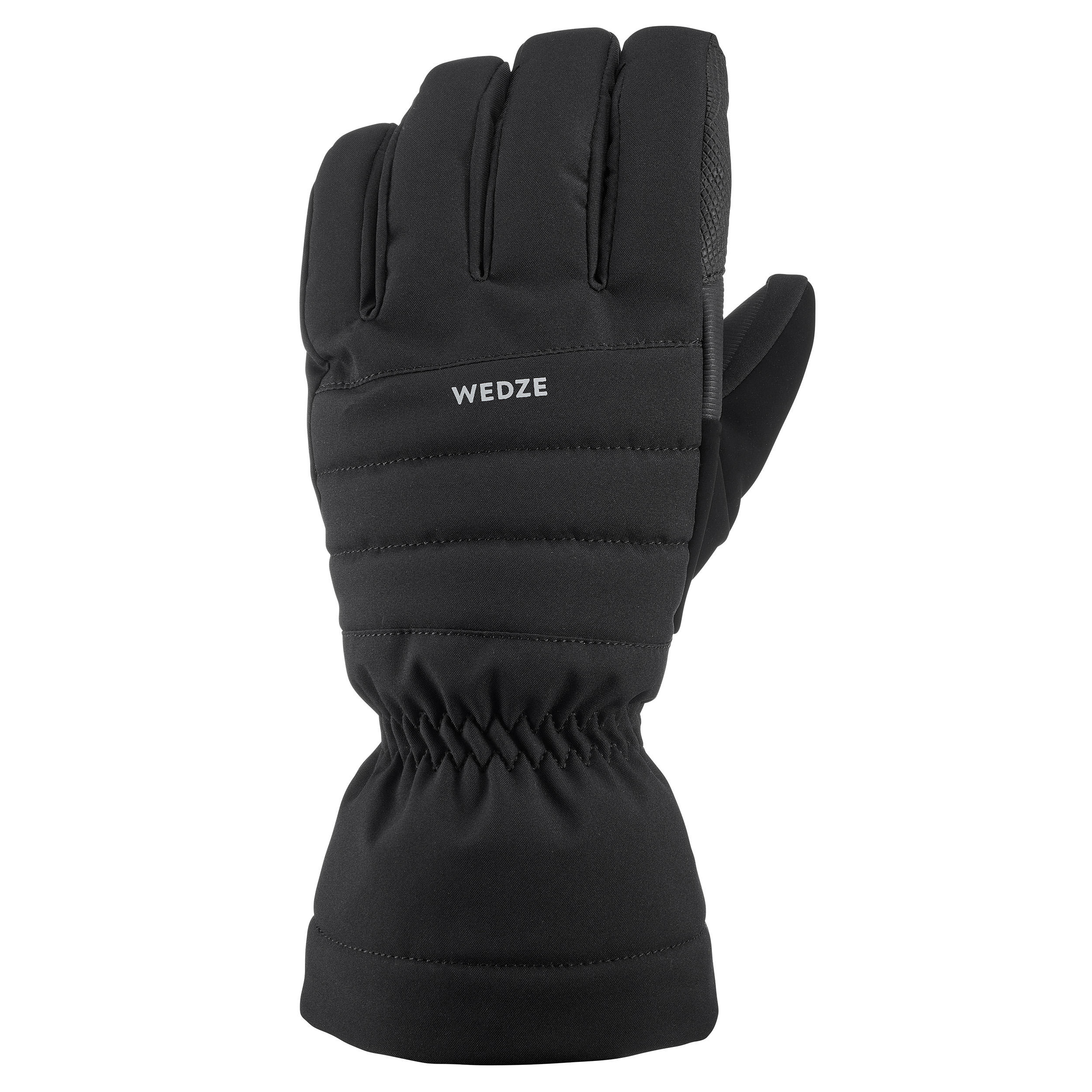 Wedze Skihandschuhe 500 Erwachsene schwarz