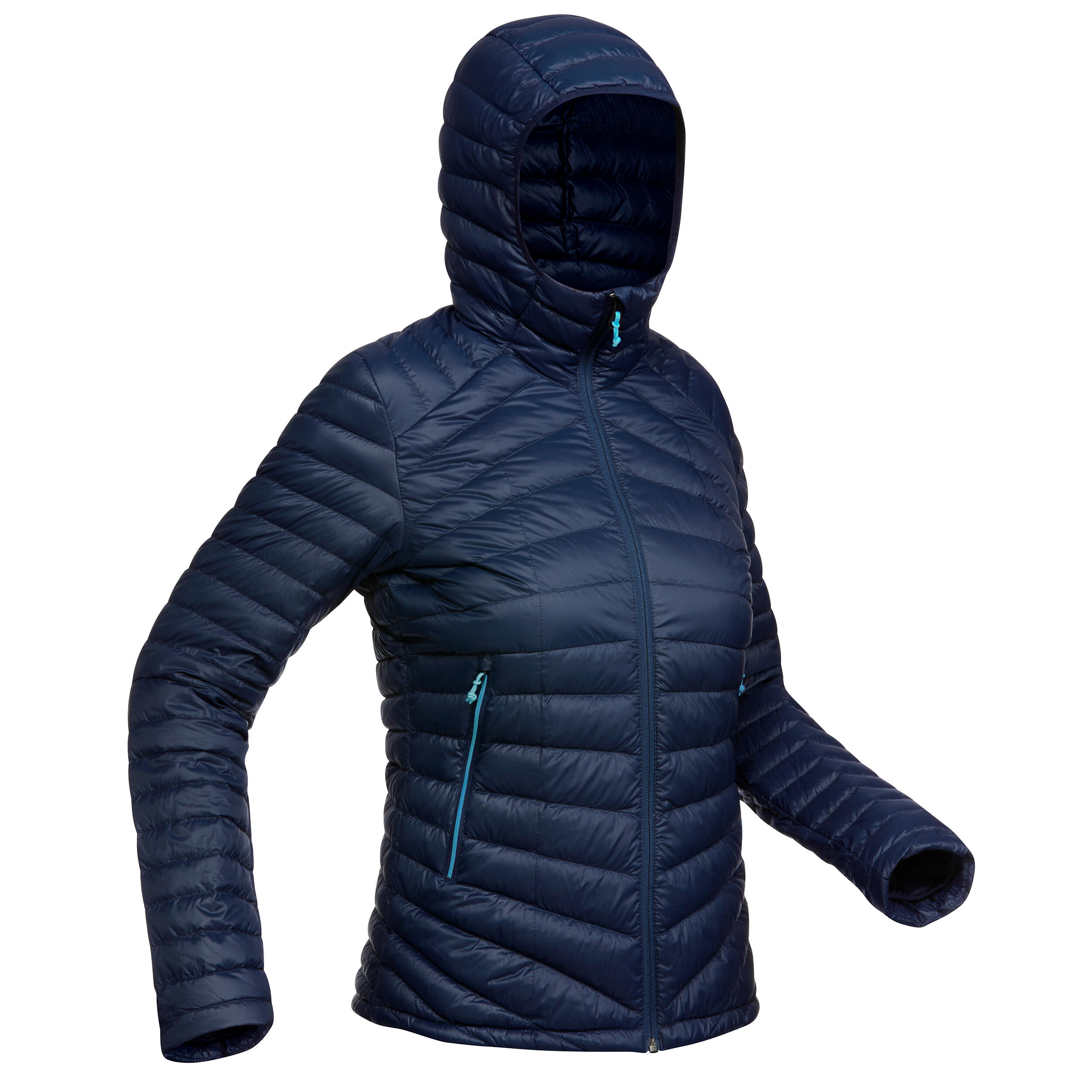 Forclaz Daunenjacke Bergtrekking MT100 Komfort bis -5 °C Damen pink