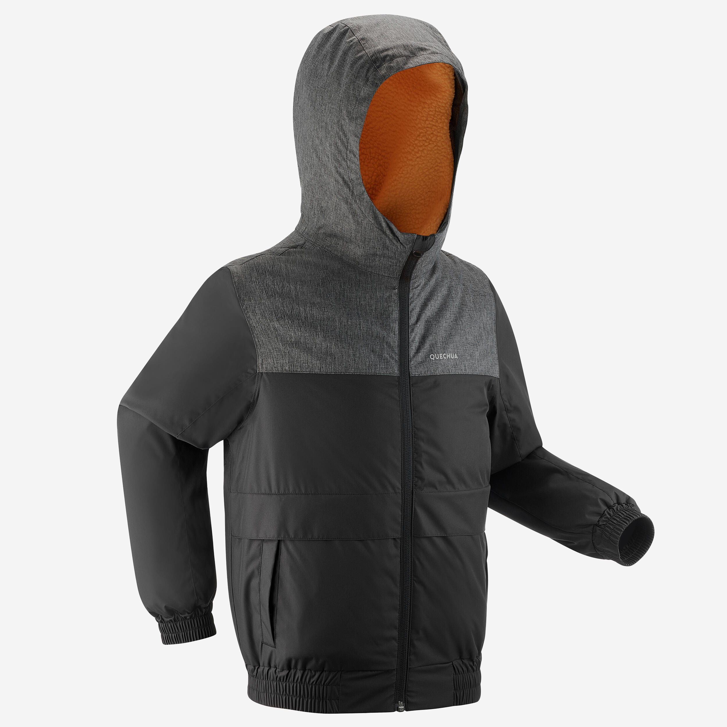 Quechua Winterjacke Winterwandern SH100 X-Warm wasserdicht -1°C Kinder Gr.122–170 schwarz