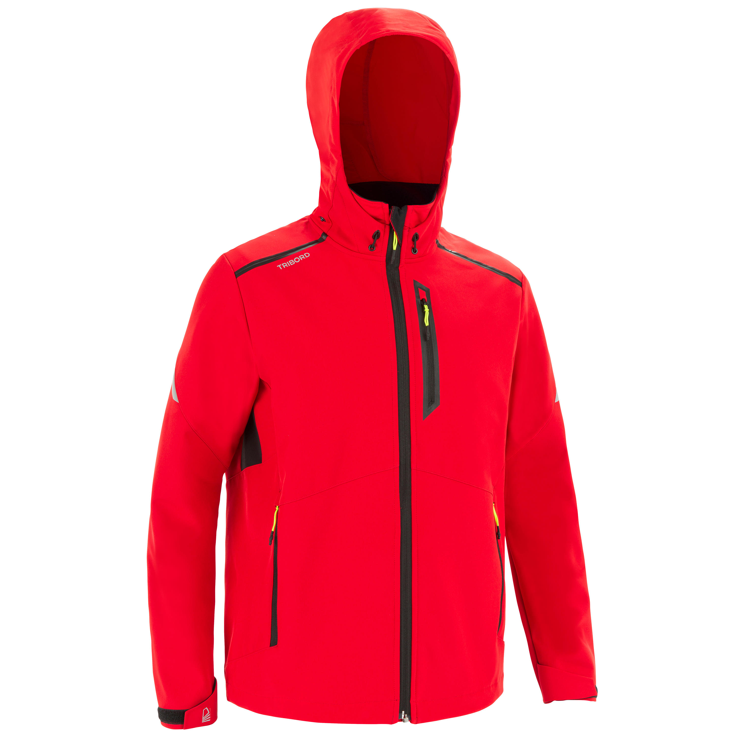 Tribord Softshelljacke Segeln Sailing 900 winddicht Herren schwarz