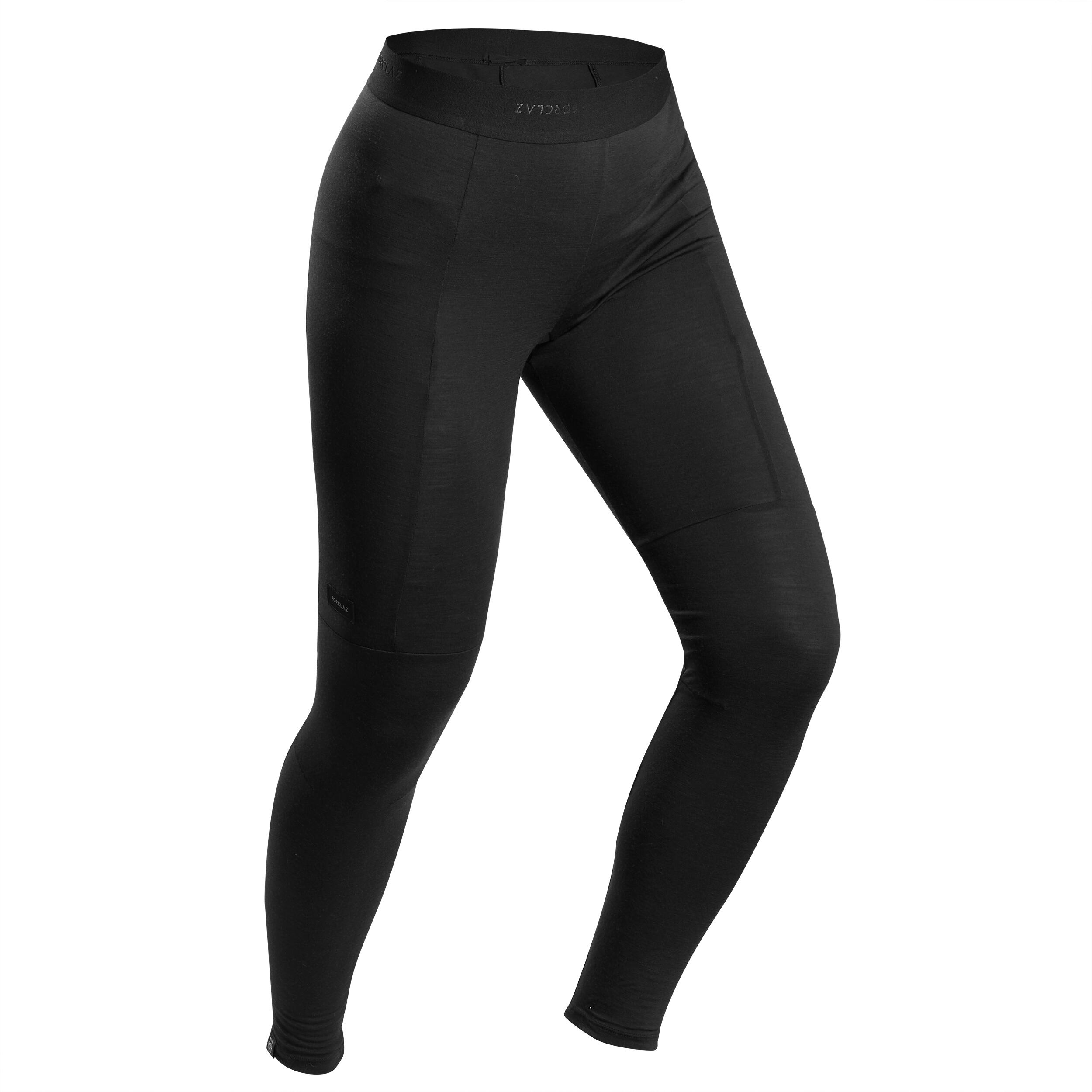 Forclaz Merino Tights Trekking MT500 lange Unterwäsche Damen