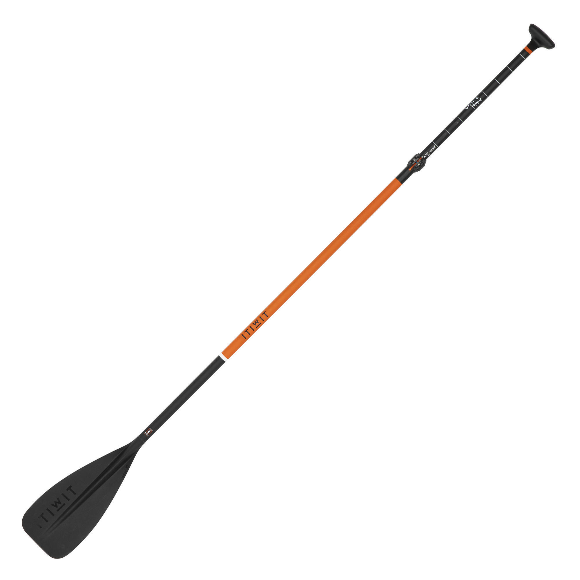 Itiwit SUP-Paddel 500 Carbon-Glasfaser einstellbar 170–210 cm L