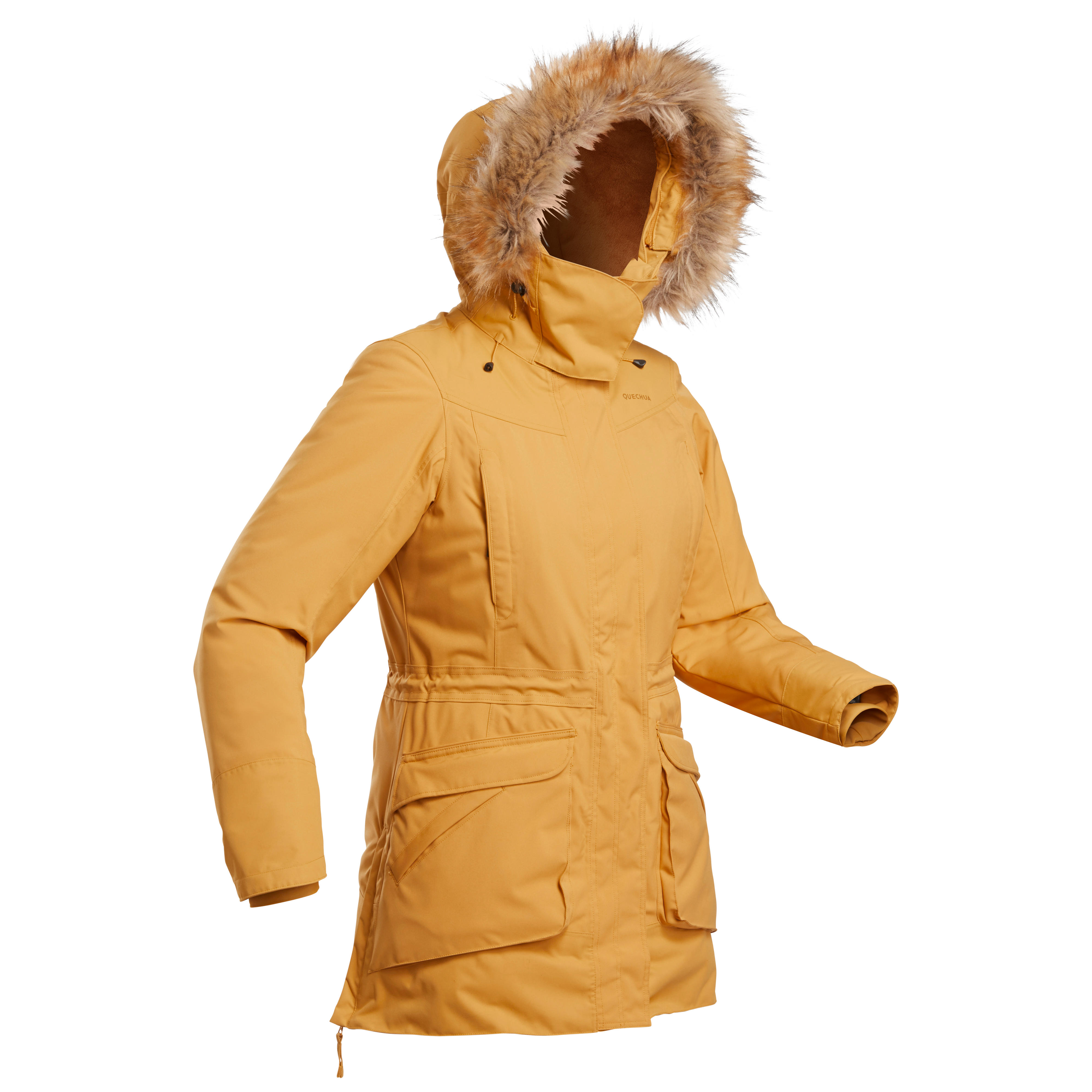 Quechua Winterjacke Parka Winterwandern SH500 U-Warm -20 °C wasserdicht Damen