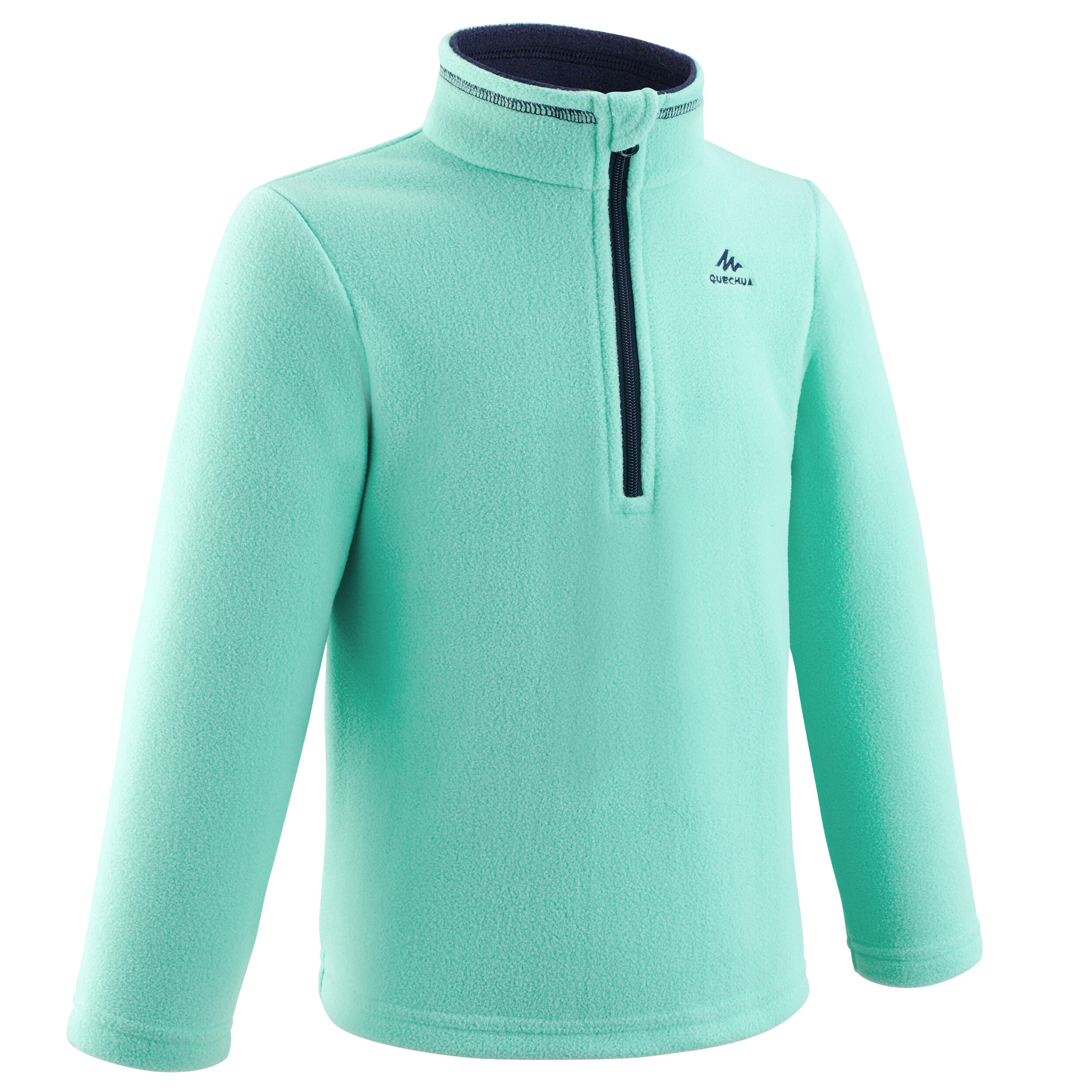 Quechua Fleecepullover Wandern MH100 Kinder Gr. 92–116 türkis