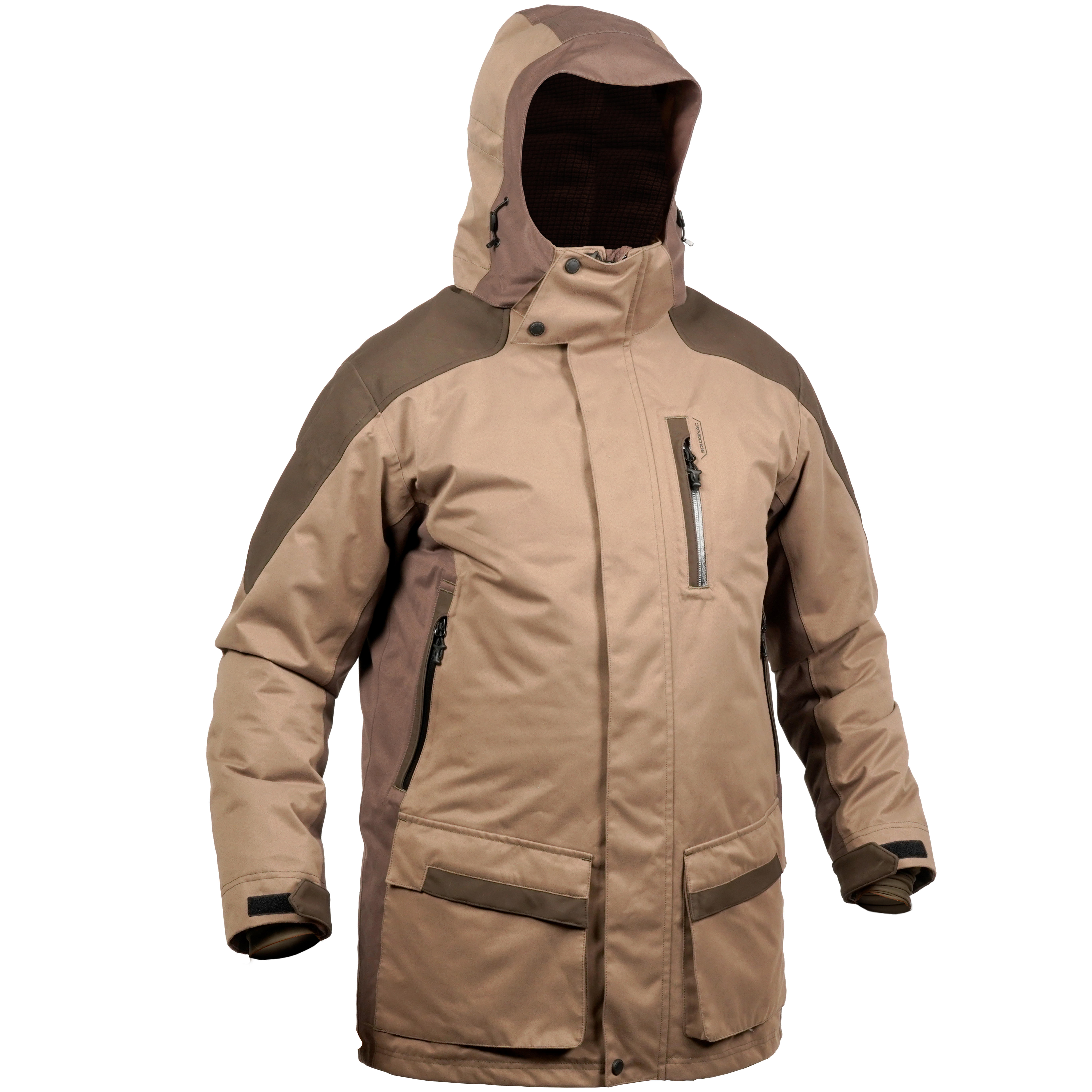 Solognac Jagdjacke / Regenjacke 520 warm leise braun