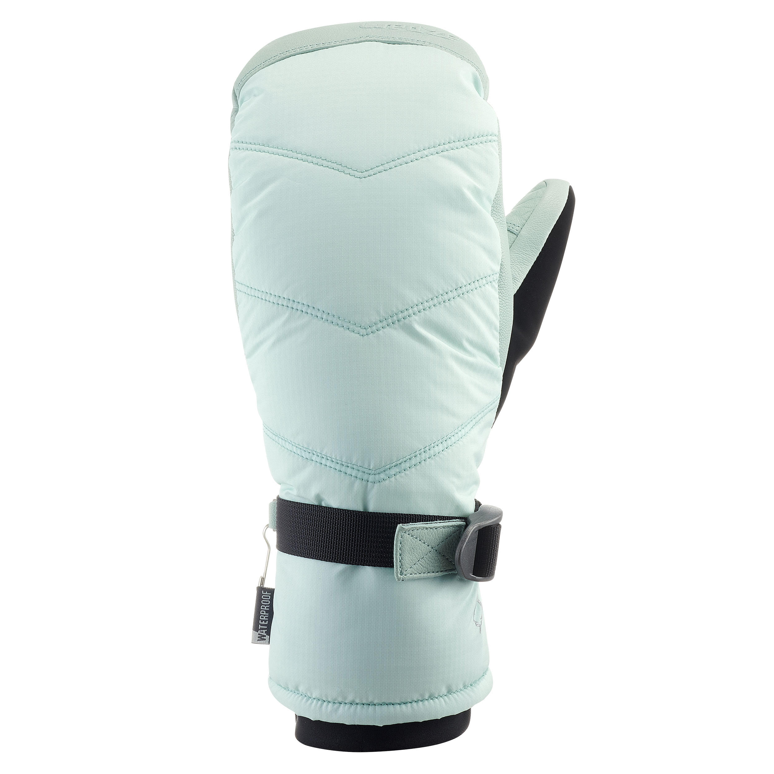 Wedze Skihandschuhe Fäustlinge Piste 500 Daunen Erwachsene schwarz