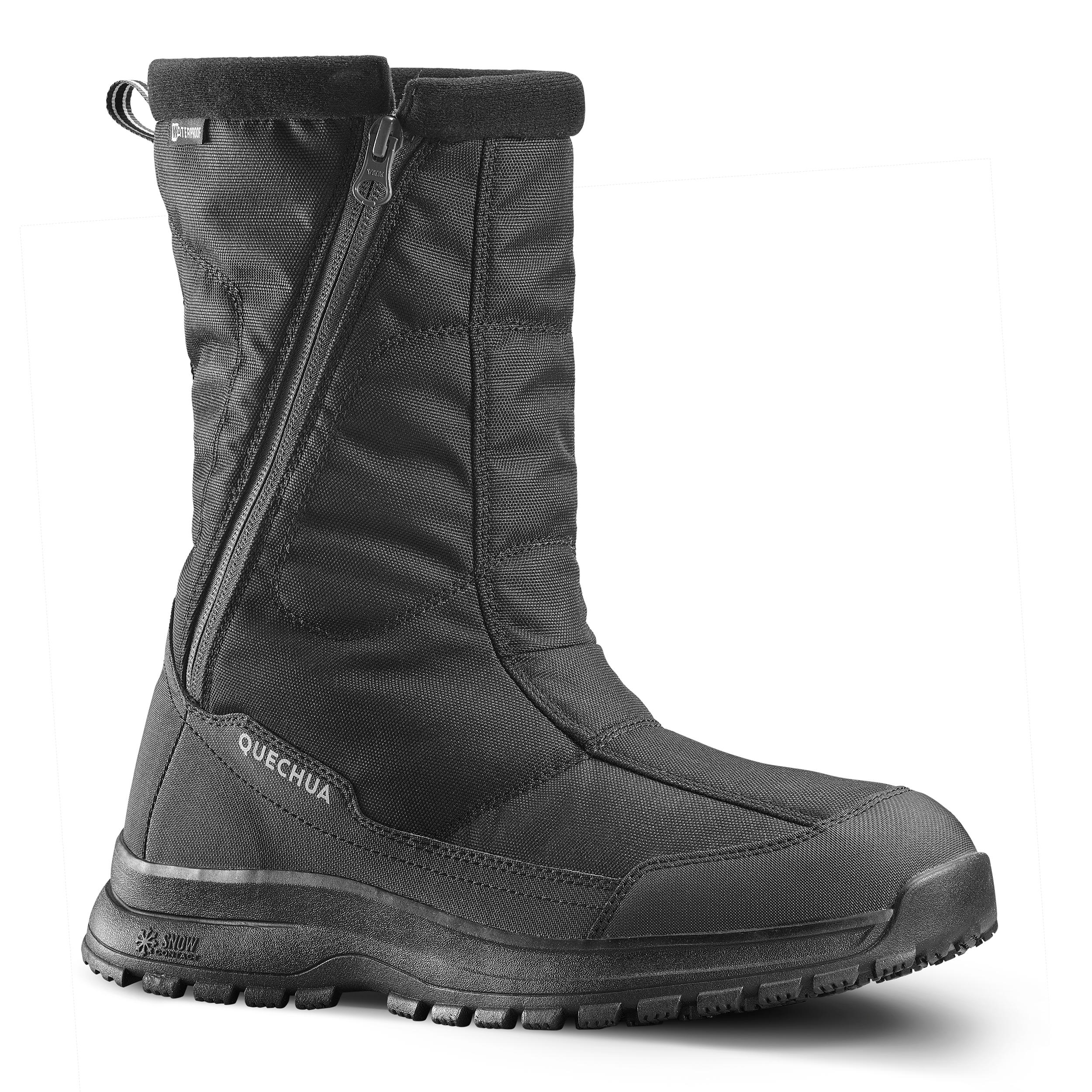 Quechua Schneestiefel Winterwandern SH100 Ultra-Warm wasserdicht Reißverschluss Herren