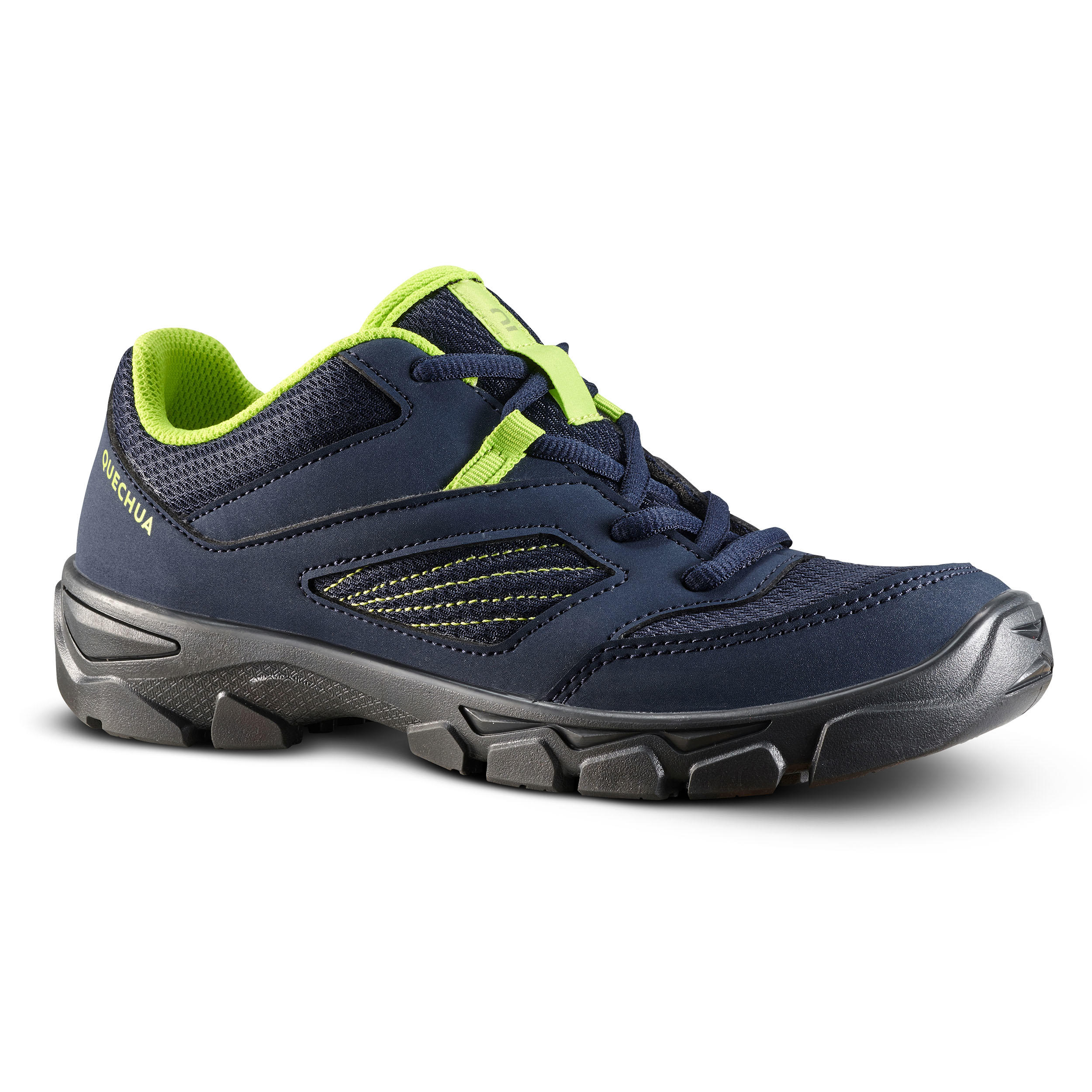 Quechua Wanderschuhe MH100 mit Schnürung Kinder Gr. 35–38 blau