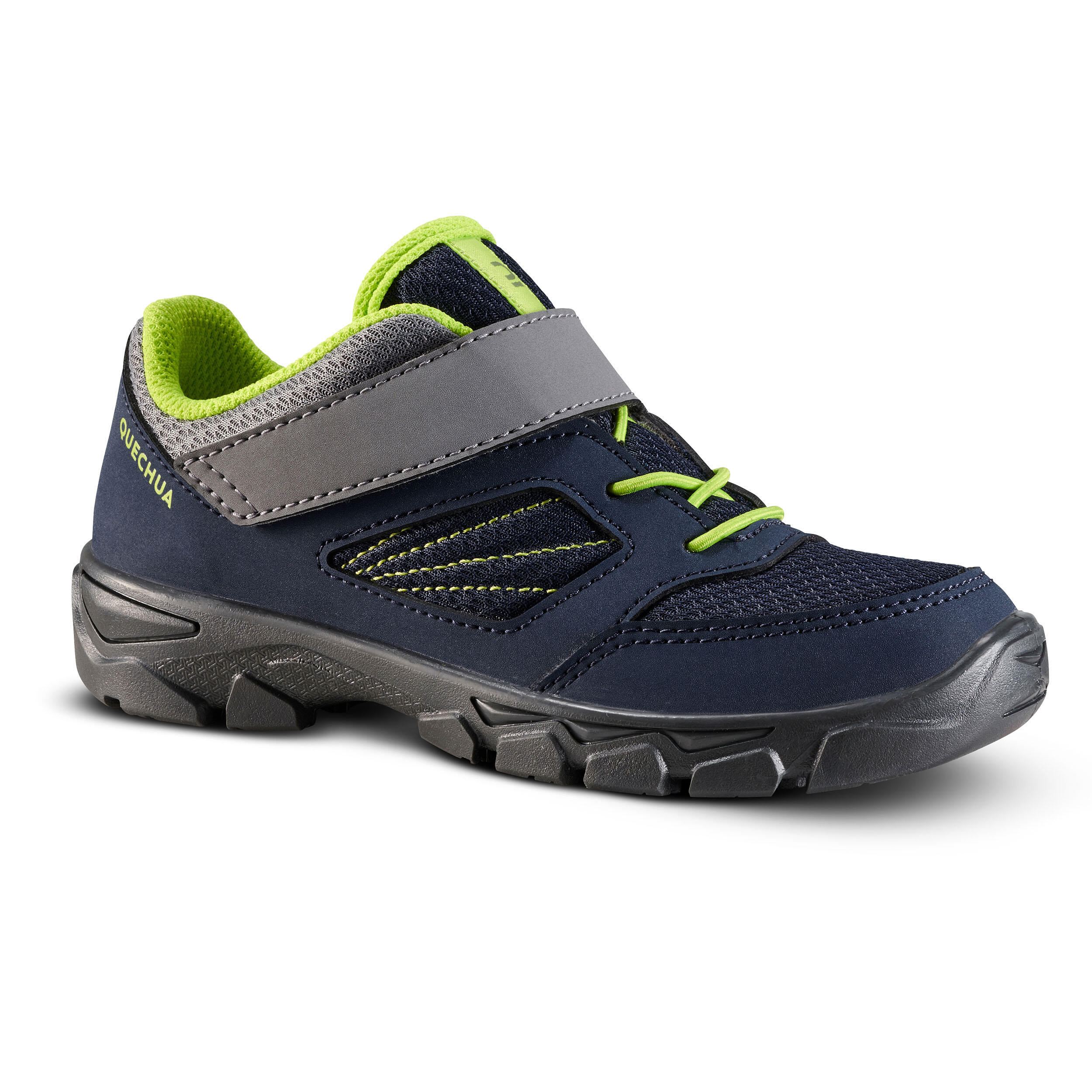 Quechua Wanderschuhe MH100 Klettverschluss Kinder Gr. 24–34 blau